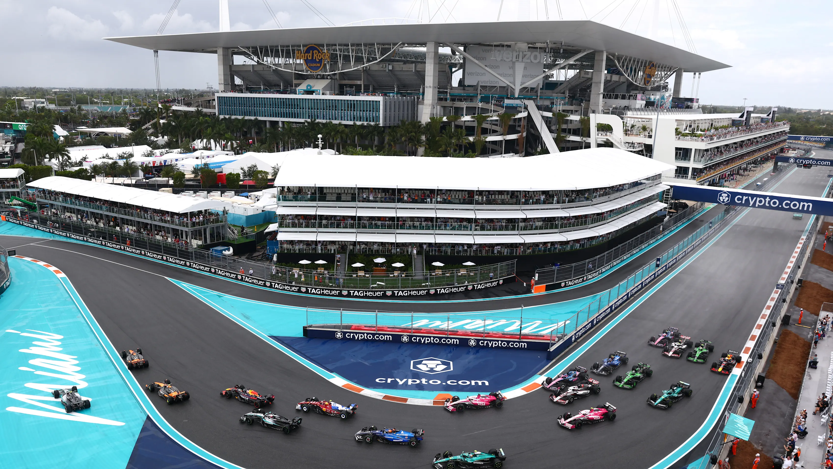 MIAMI, FLORIDA - MAY 03: Andrea Kimi Antonelli of Italy driving the (12) Mercedes AMG Petronas F1