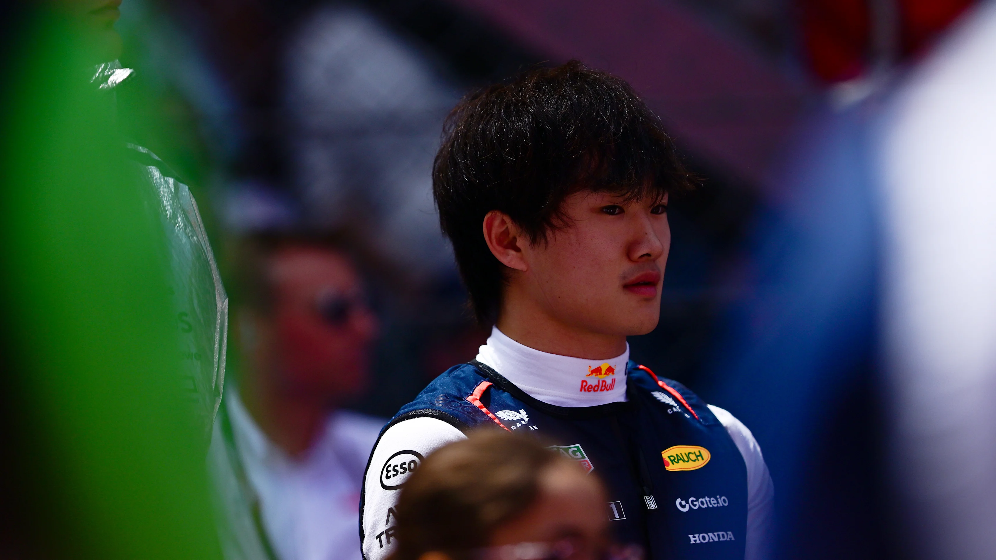 MONTE-CARLO, MONACO - MAY 25: Yuki Tsunoda of Japan and Oracle Red Bull Racing looks on on the grid