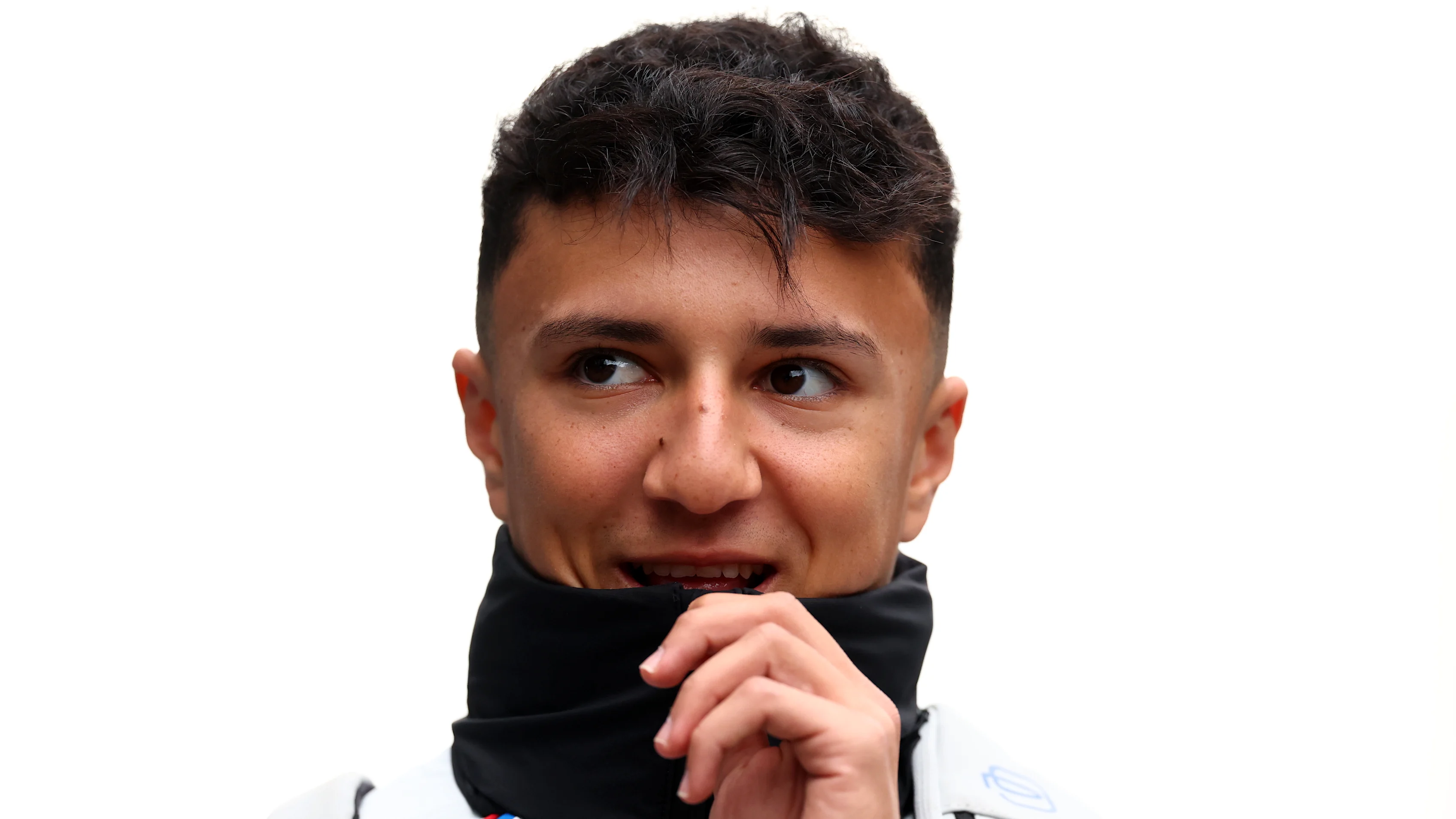 ZANDVOORT, NETHERLANDS - AUGUST 28: Isack Hadjar of France and Visa Cash App Racing Bulls arrives