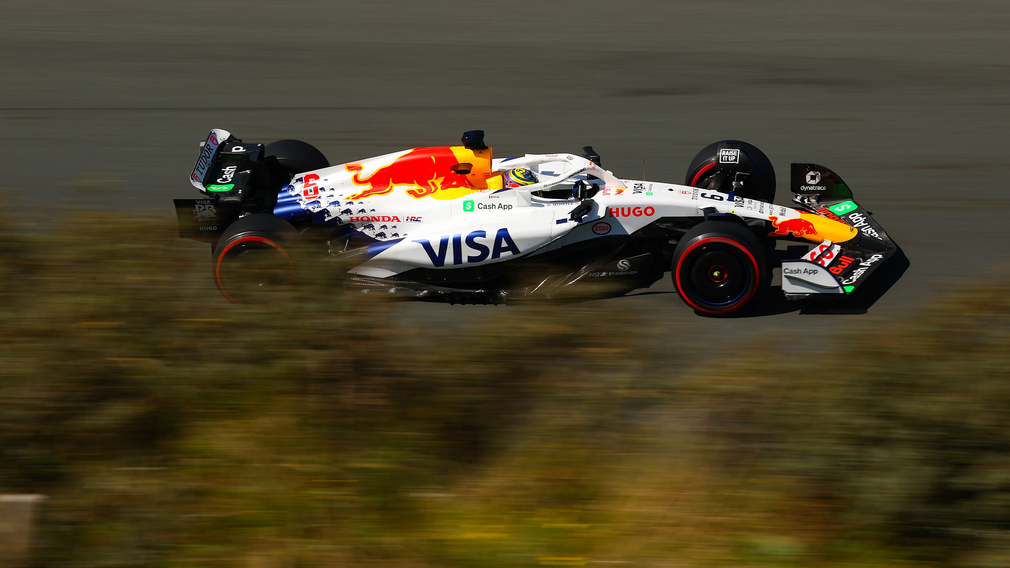 ZANDVOORT, NETHERLANDS - AUGUST 30: Isack Hadjar of France driving the (6) Visa Cash App Racing