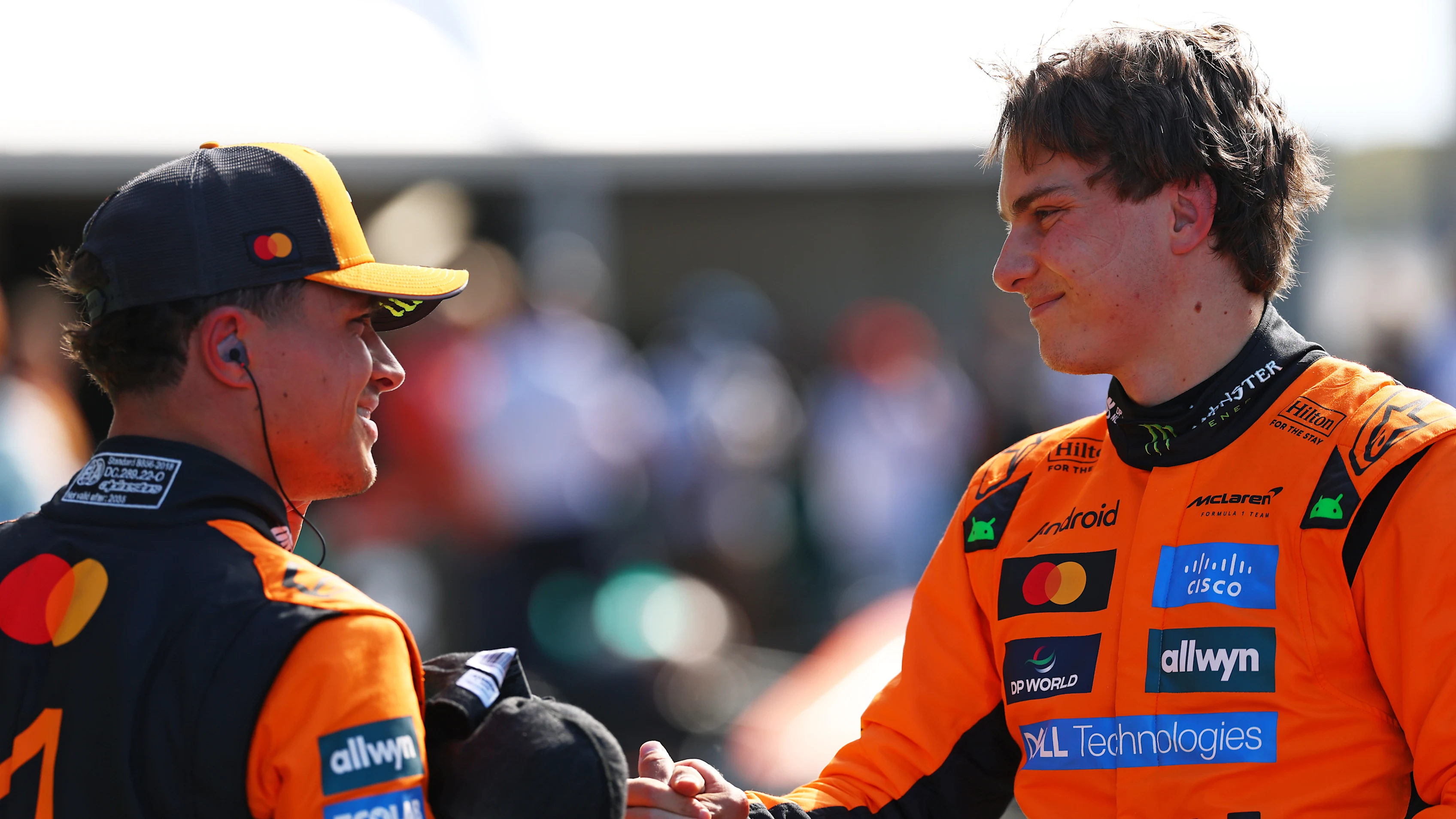 ZANDVOORT, NETHERLANDS - AUGUST 30: Pole position qualifier Oscar Piastri of Australia and McLaren