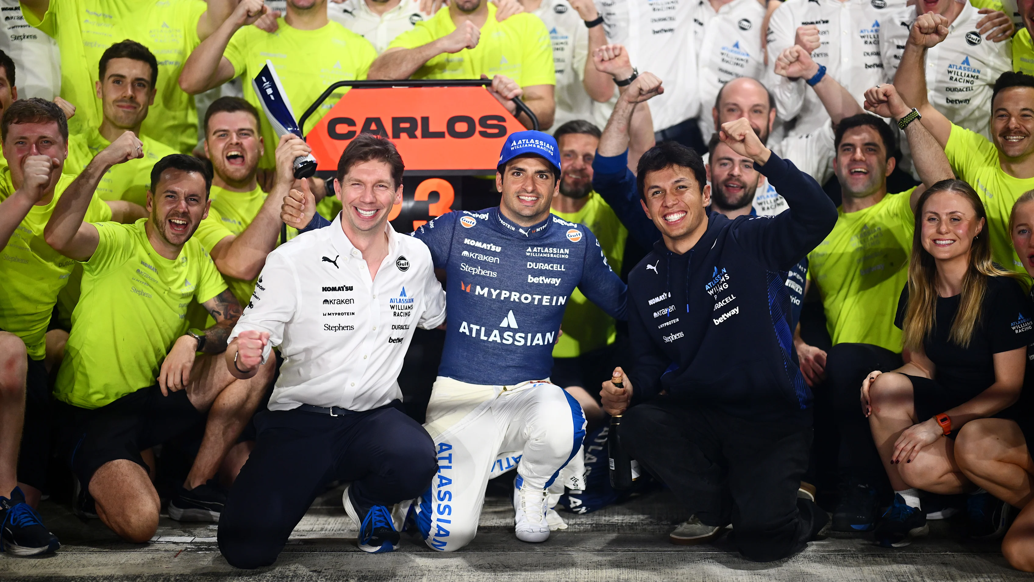 LUSAIL CITY, QATAR - NOVEMBER 30: James Vowles, Team Principal of Williams Third placed Carlos