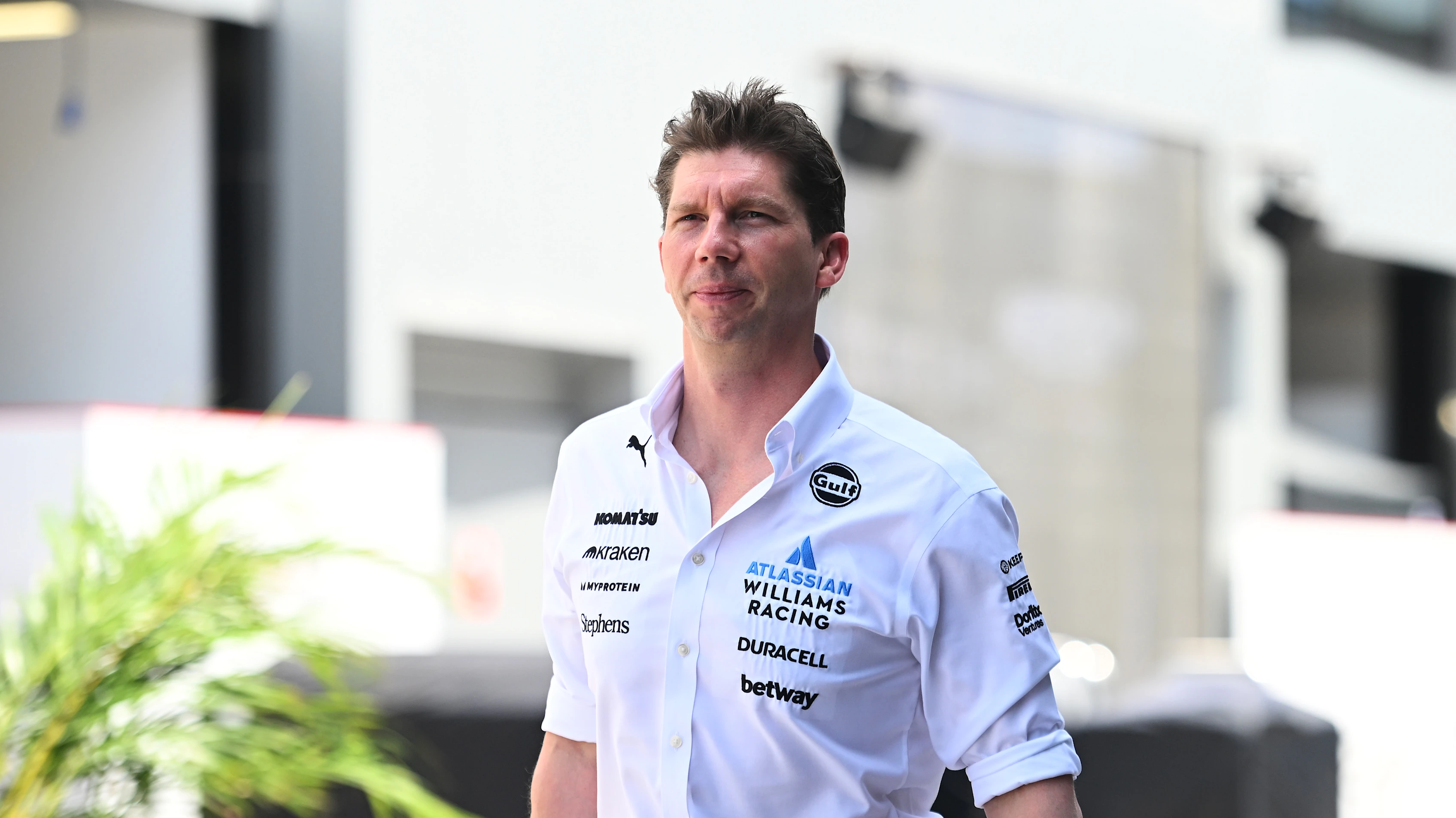 JEDDAH, SAUDI ARABIA - APRIL 20: James Vowles, Team Principal of Williams arrives in the Paddock