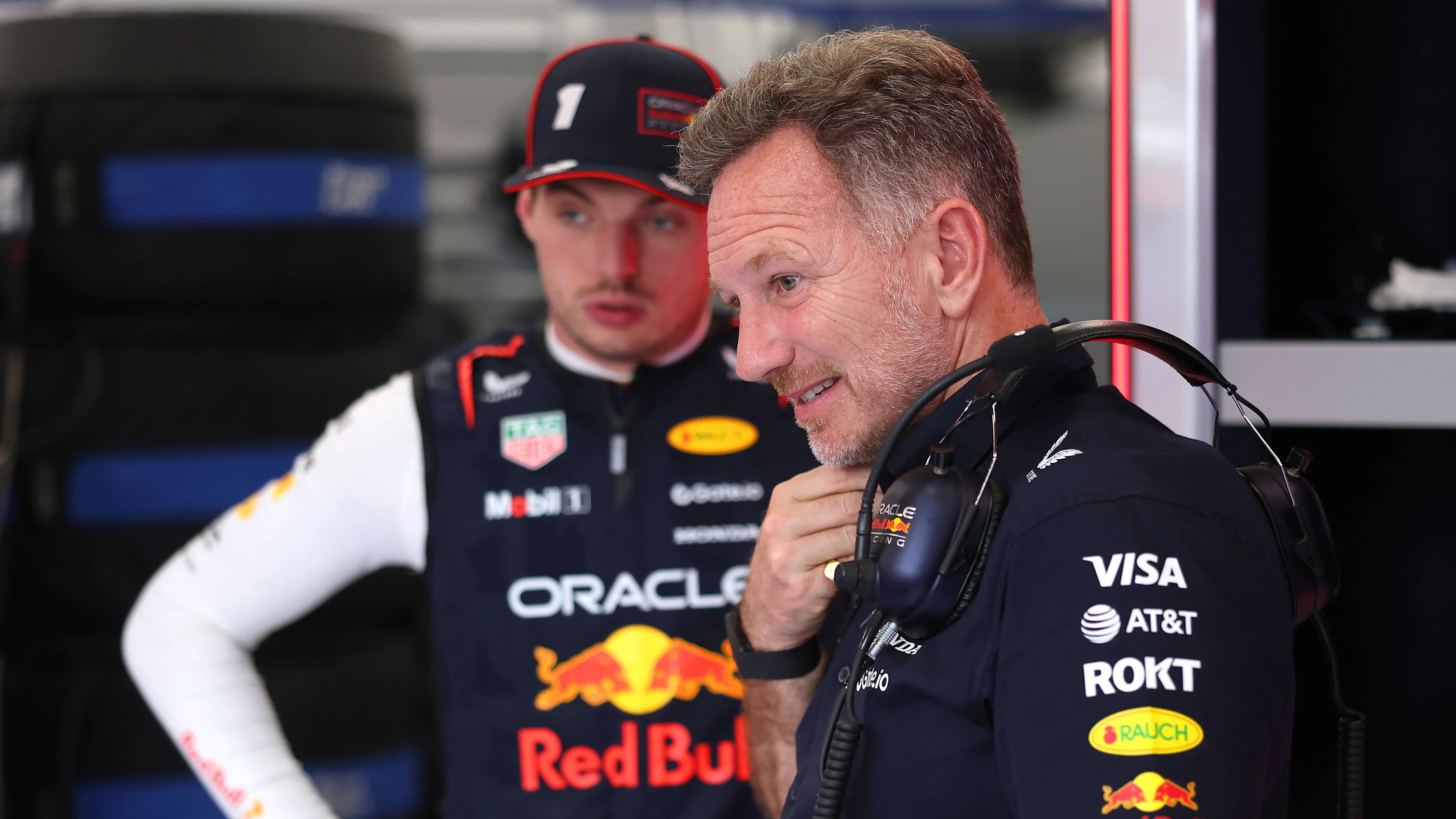 JEDDAH, SAUDI ARABIA - APRIL 18: Christian Horner, Team Principal of Oracle Red Bull Racing and Max
