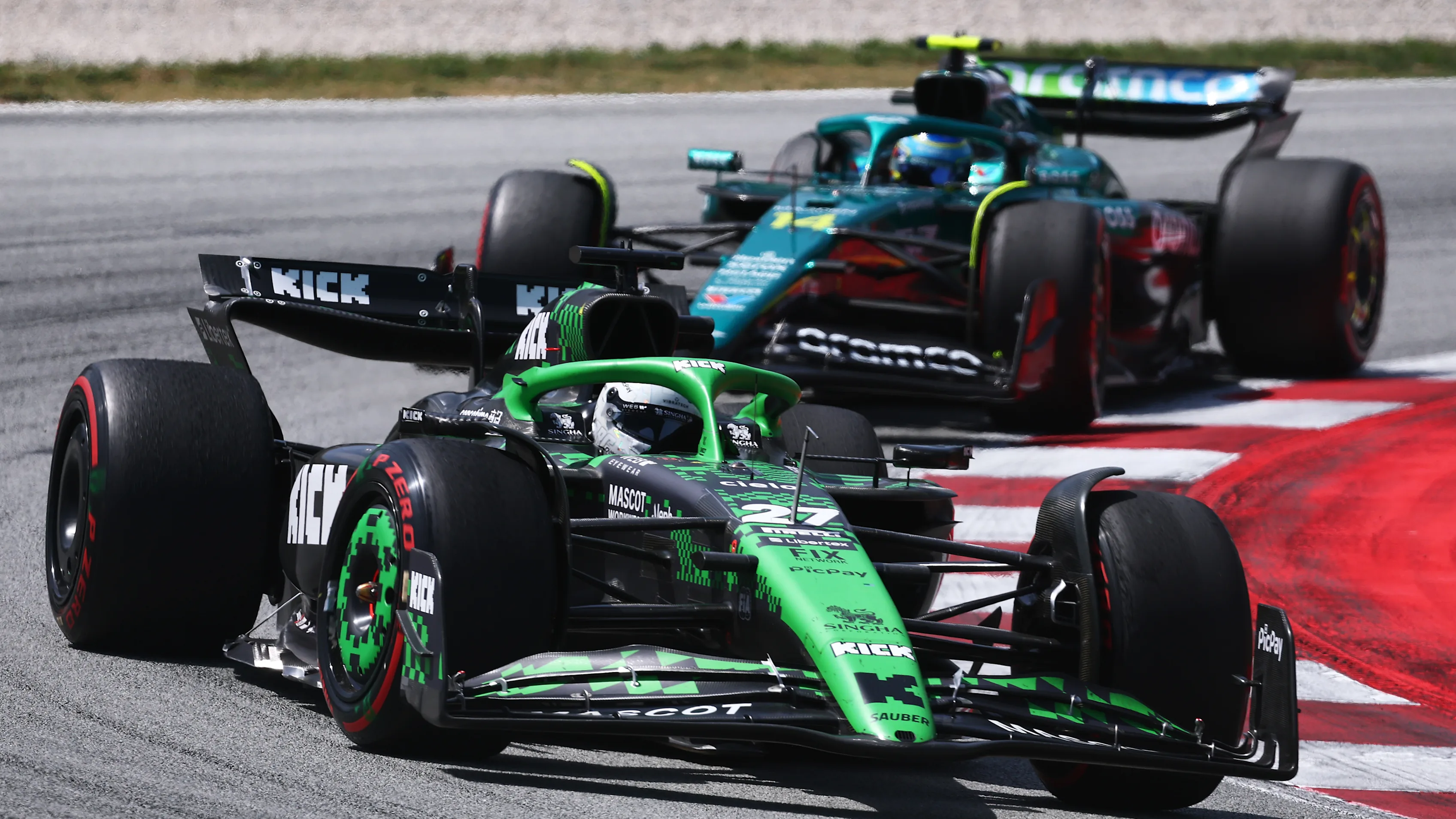 BARCELONA, SPAIN - JUNE 01: Nico Hulkenberg of Germany driving the (27) Kick Sauber C45 Ferrari