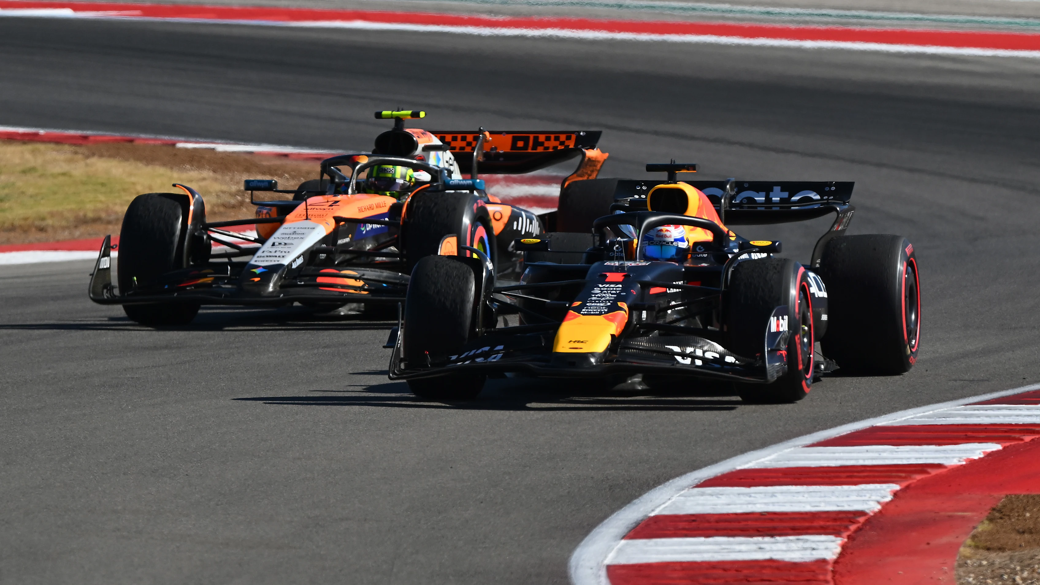 AUSTIN, TEXAS - OCTOBER 19: Race winner Max Verstappen of the Netherlands driving the (1) Oracle
