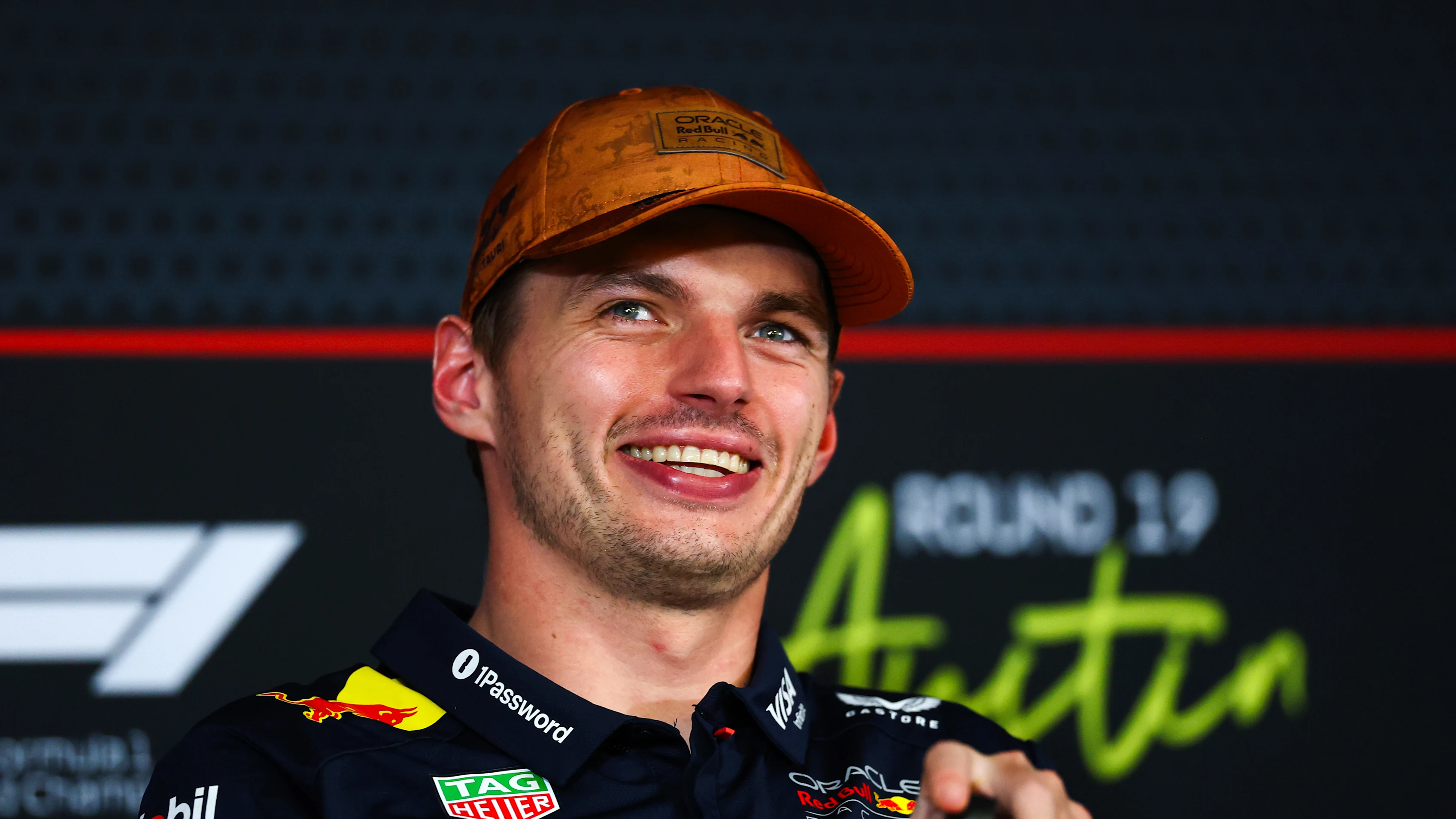 AUSTIN, TEXAS - OCTOBER 19: Race winner Max Verstappen of the Netherlands and Oracle Red Bull