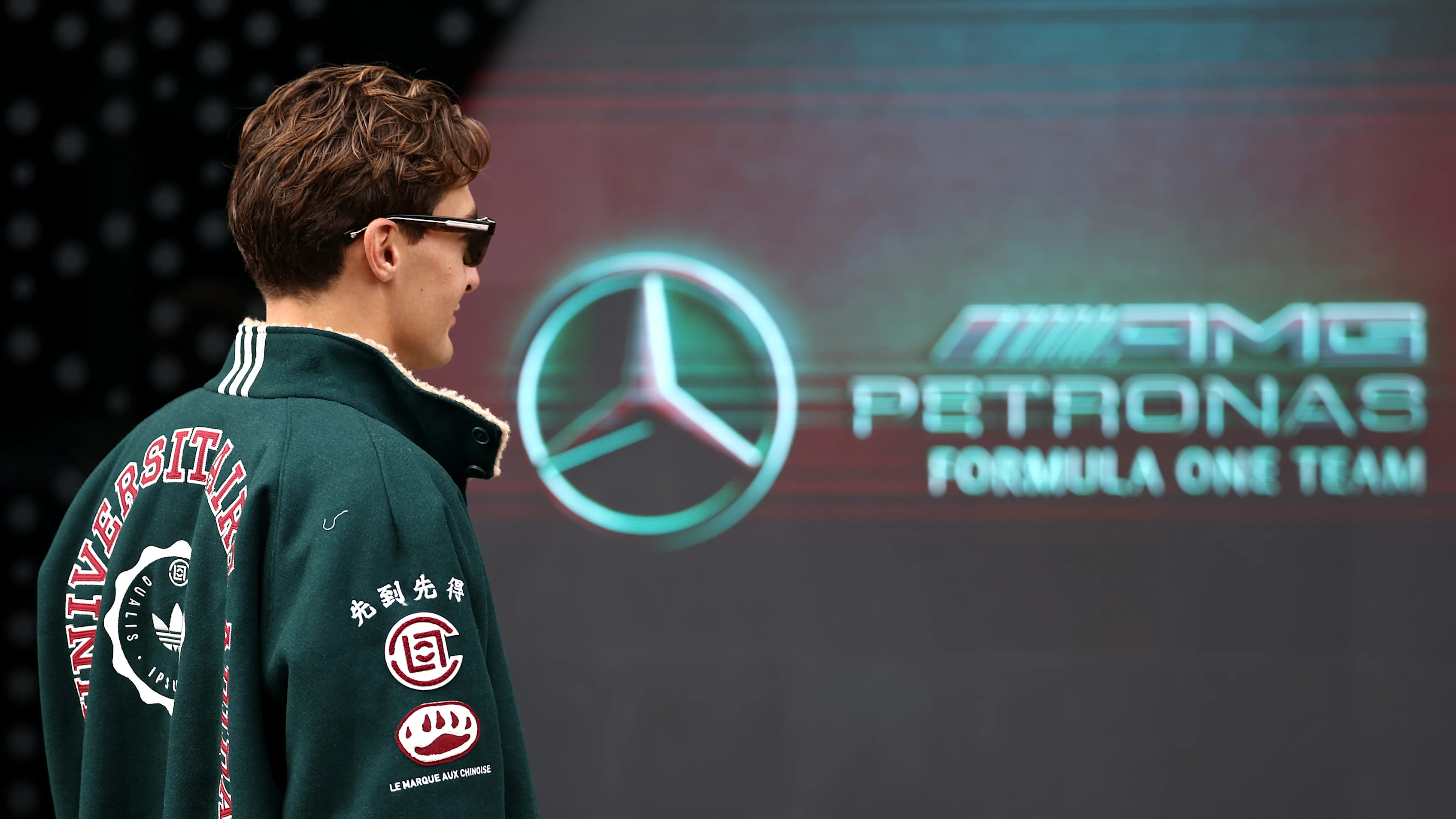 AUSTIN, TEXAS - OCTOBER 16: George Russell of Great Britain and Mercedes AMG Petronas F1 Team