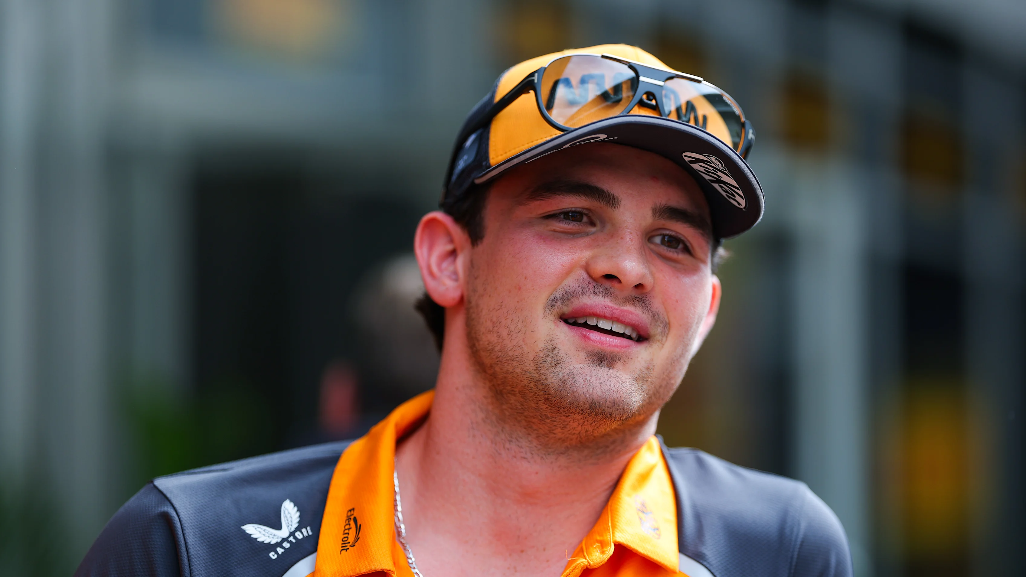 AUSTIN, TEXAS - OCTOBER 16: Pato O'Ward of Mexico and Arrow McLaren IndyCar team looks on in the