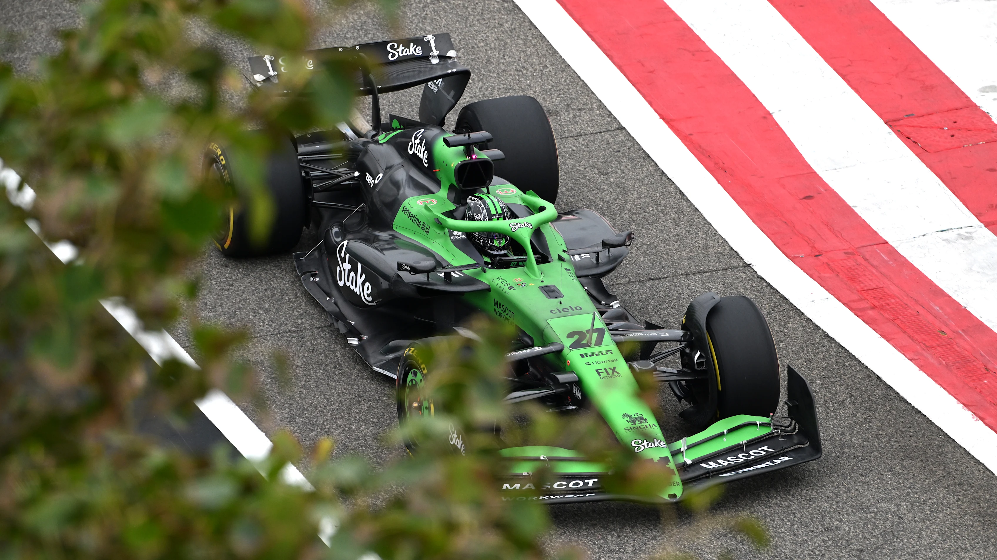 BAHRAIN, BAHRAIN - FEBRUARY 27: Nico Hulkenberg of Germany driving the (27) Kick Sauber C45 Ferrari