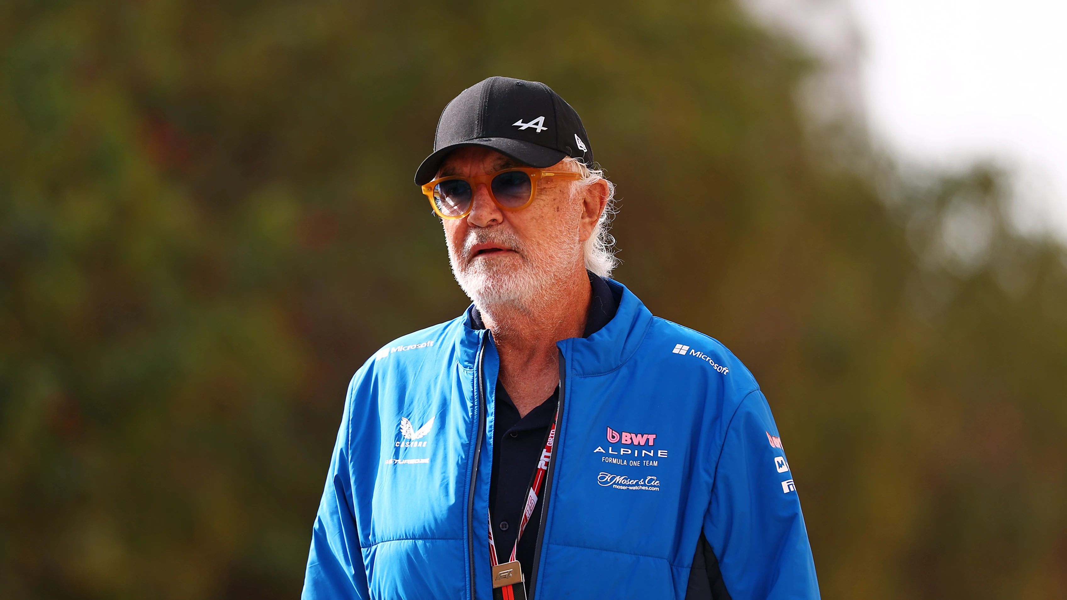 BAHRAIN, BAHRAIN - FEBRUARY 28: Flavio Briatore, Executive Advisor of Alpine F1 walks in the