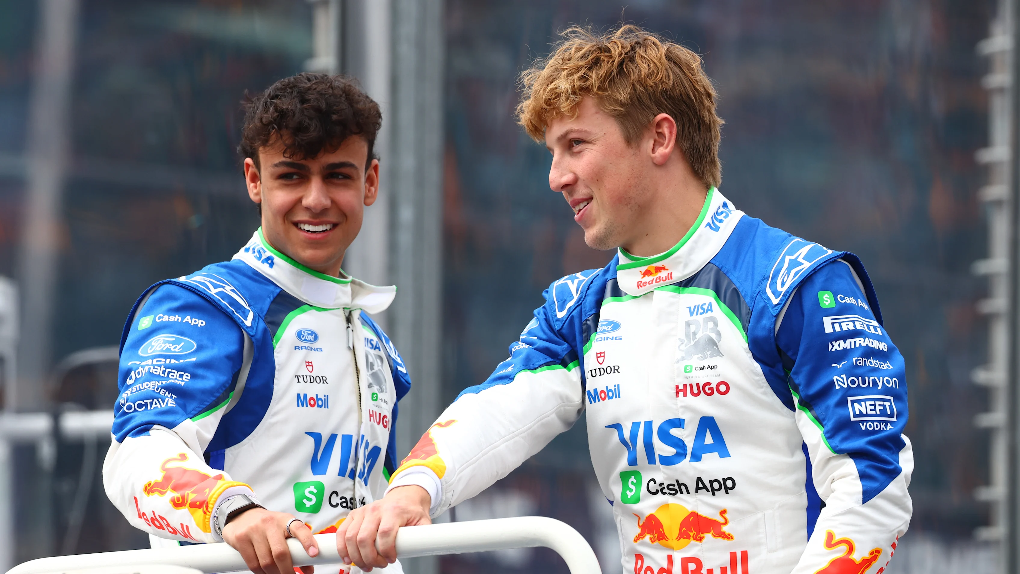 MELBOURNE, AUSTRALIA - MARCH 08: Arvid Lindblad of Great Britain and Visa Cash App Racing Bulls and