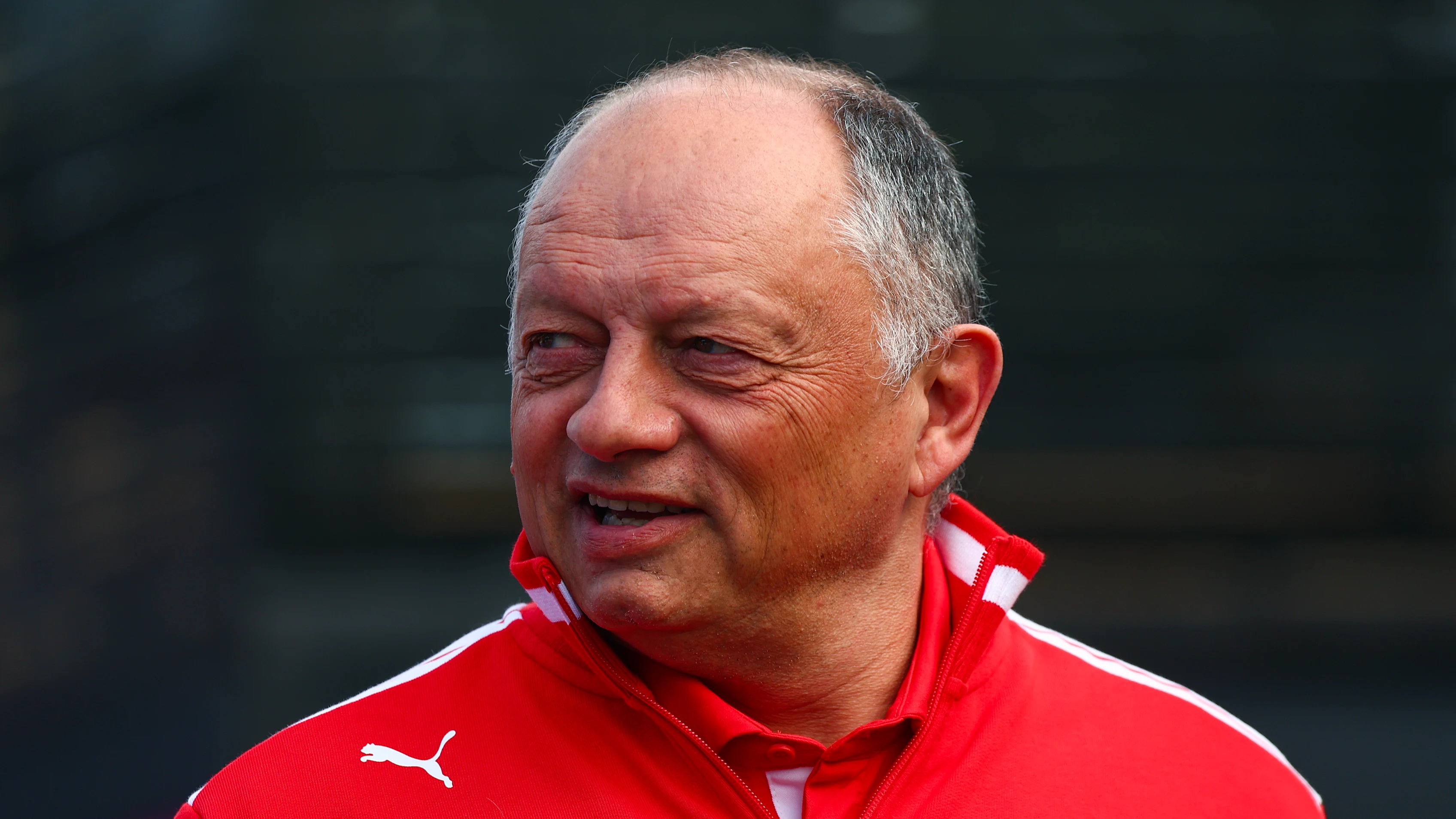 MELBOURNE, AUSTRALIA - MARCH 05: Frederic Vasseur, Team Principal of Scuderia Ferrari looks on