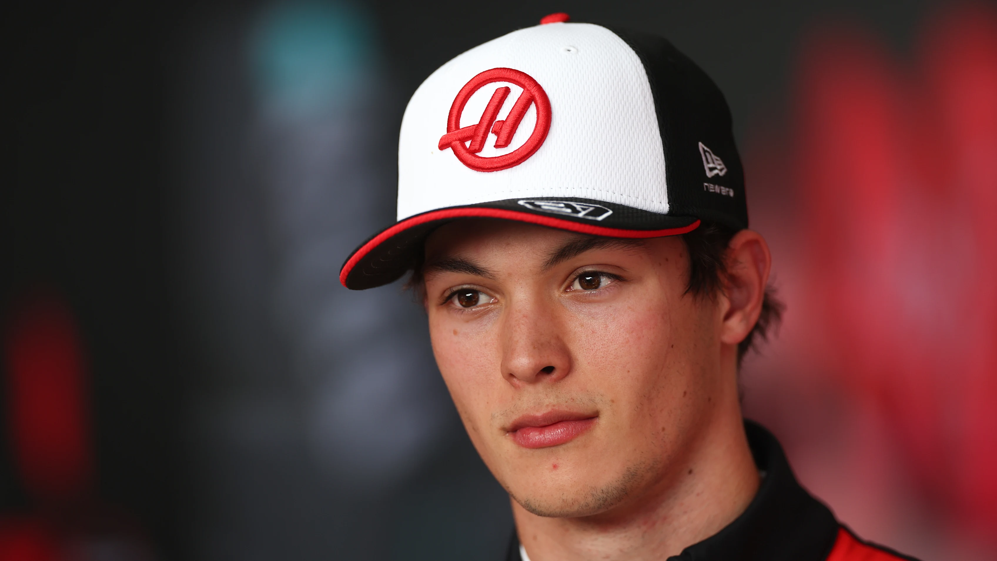 SHANGHAI, CHINA - MARCH 14: Tenth placed qualifier Oliver Bearman of Great Britain and Haas F1 is