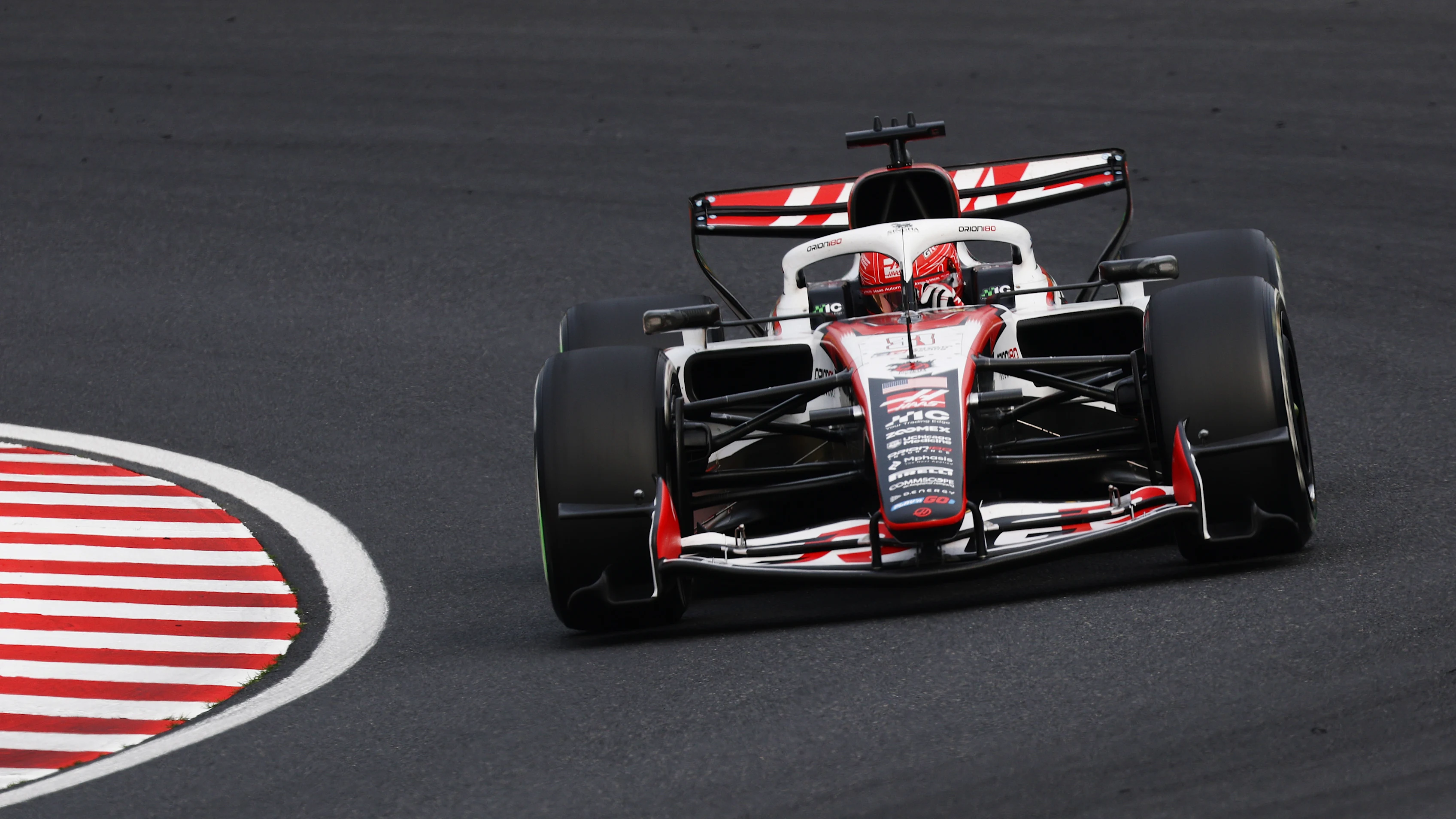 SUZUKA, JAPAN - MARCH 29: Esteban Ocon of France driving the (31) Haas F1 VF-26 Ferrari on track during the F1 Grand Prix of Japan at Suzuka Circuit on March 29, 2026 in Suzuka, Japan. (Photo by Mark Thompson/Getty Images)