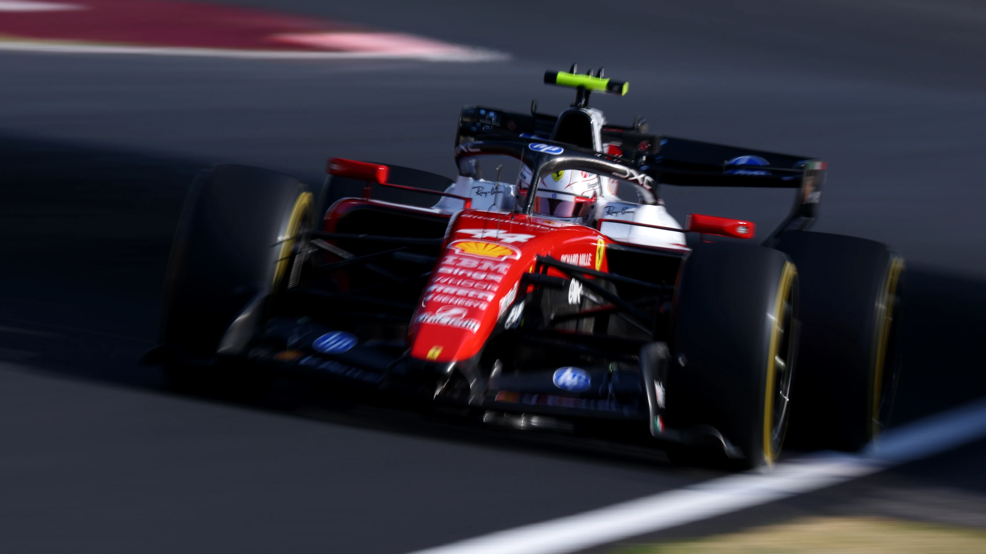 SUZUKA, JAPAN - MARCH 27: Lewis Hamilton of Great Britain driving the (44) Scuderia Ferrari SF-26 on track during practice ahead of the F1 Grand Prix of Japan at Suzuka Circuit on March 27, 2026 in Suzuka, Japan. (Photo by Clive Mason/Getty Images)