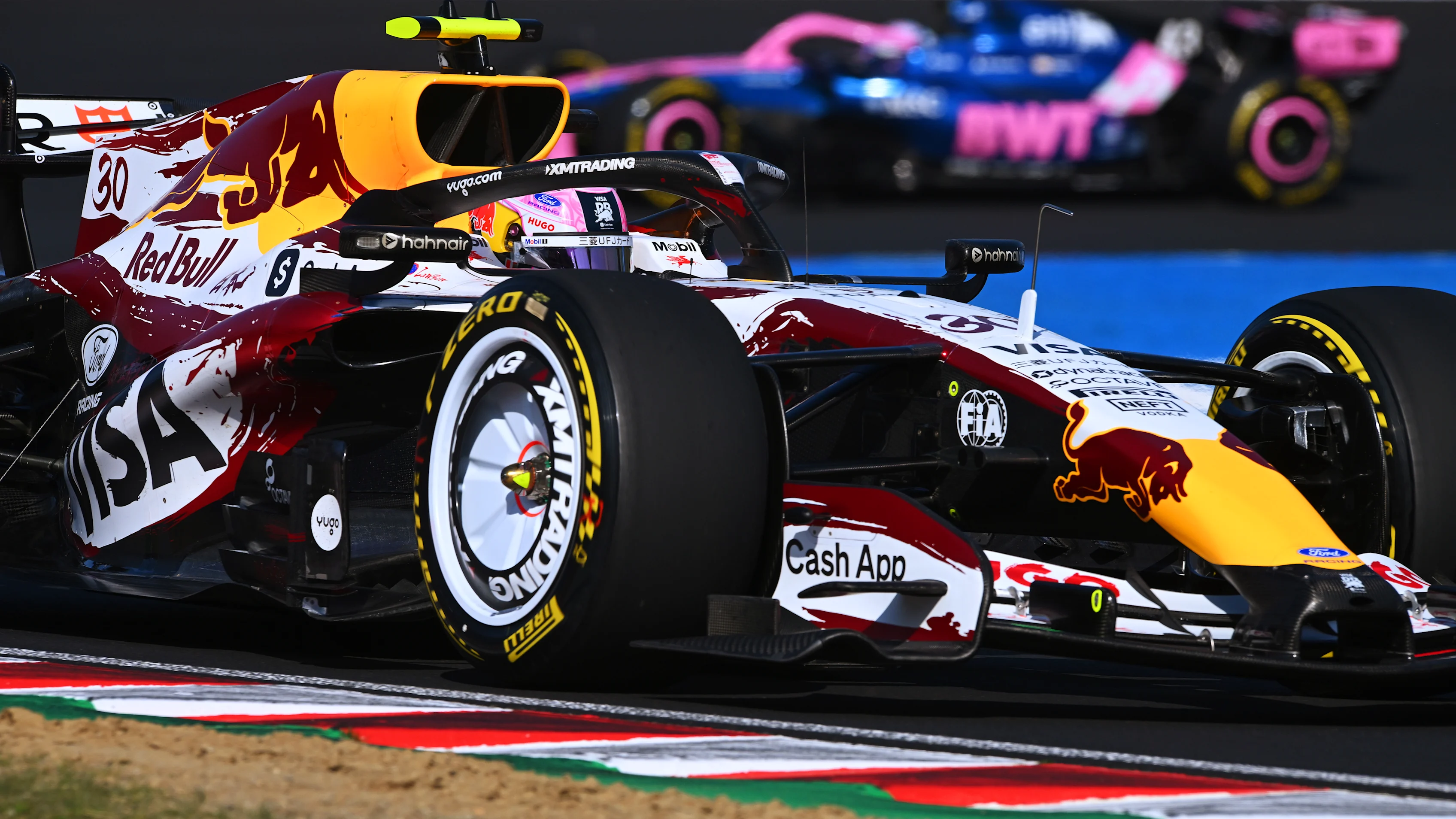 SUZUKA, JAPAN - MARCH 27: Liam Lawson of New Zealand driving the (30) Visa Cash App Racing Bulls VCARB 03 RB Ford on track during practice ahead of the F1 Grand Prix of Japan at Suzuka Circuit on March 27, 2026 in Suzuka, Japan. (Photo by Rudy Carezzevoli/Getty Images)