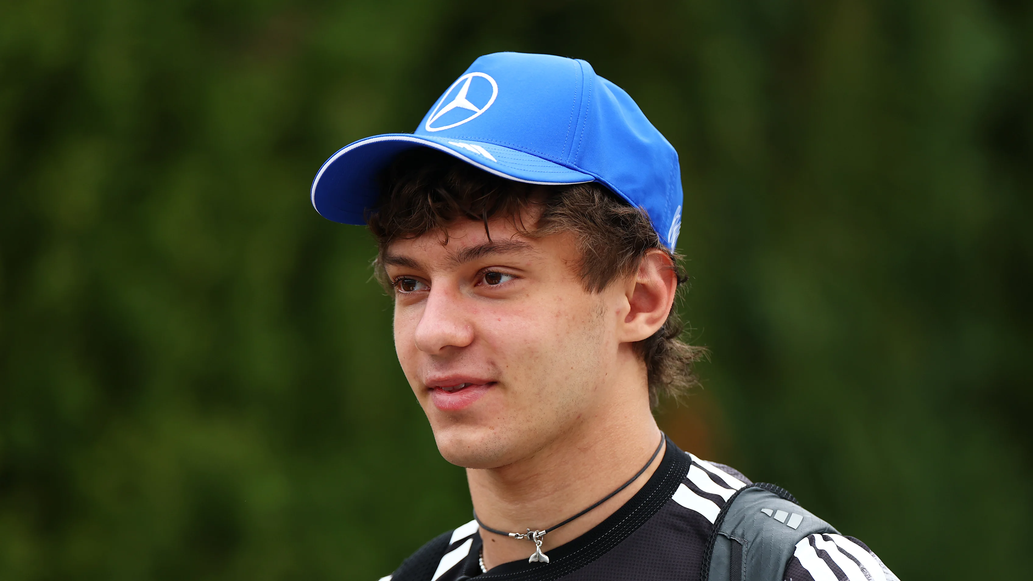 SUZUKA, JAPAN - MARCH 26: Andrea Kimi Antonelli of Italy and Mercedes AMG Petronas F1 Team arrives