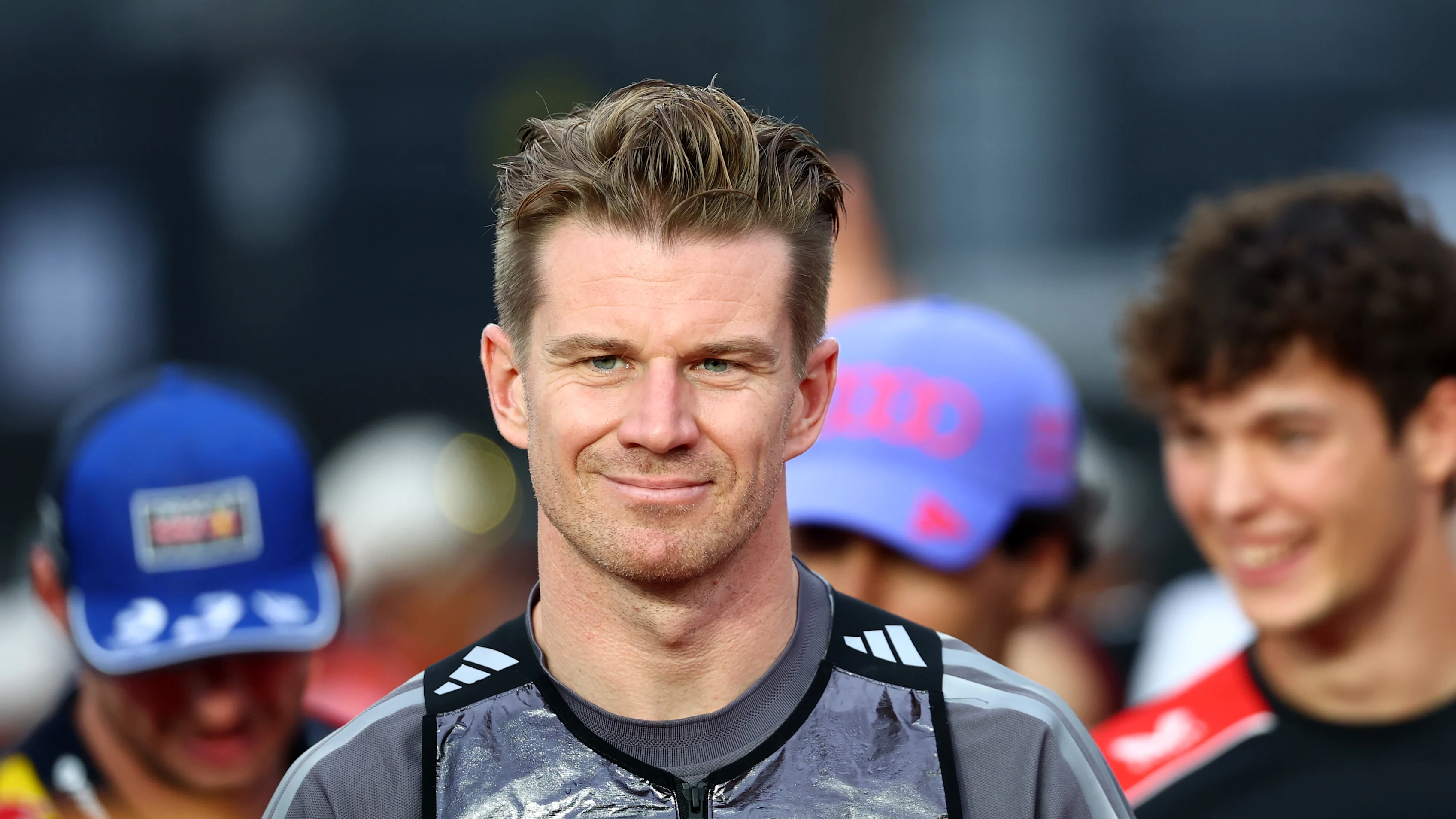 SINGAPORE, SINGAPORE - OCTOBER 11: Nico Hulkenberg of Germany and Audi F1 Team on the drivers