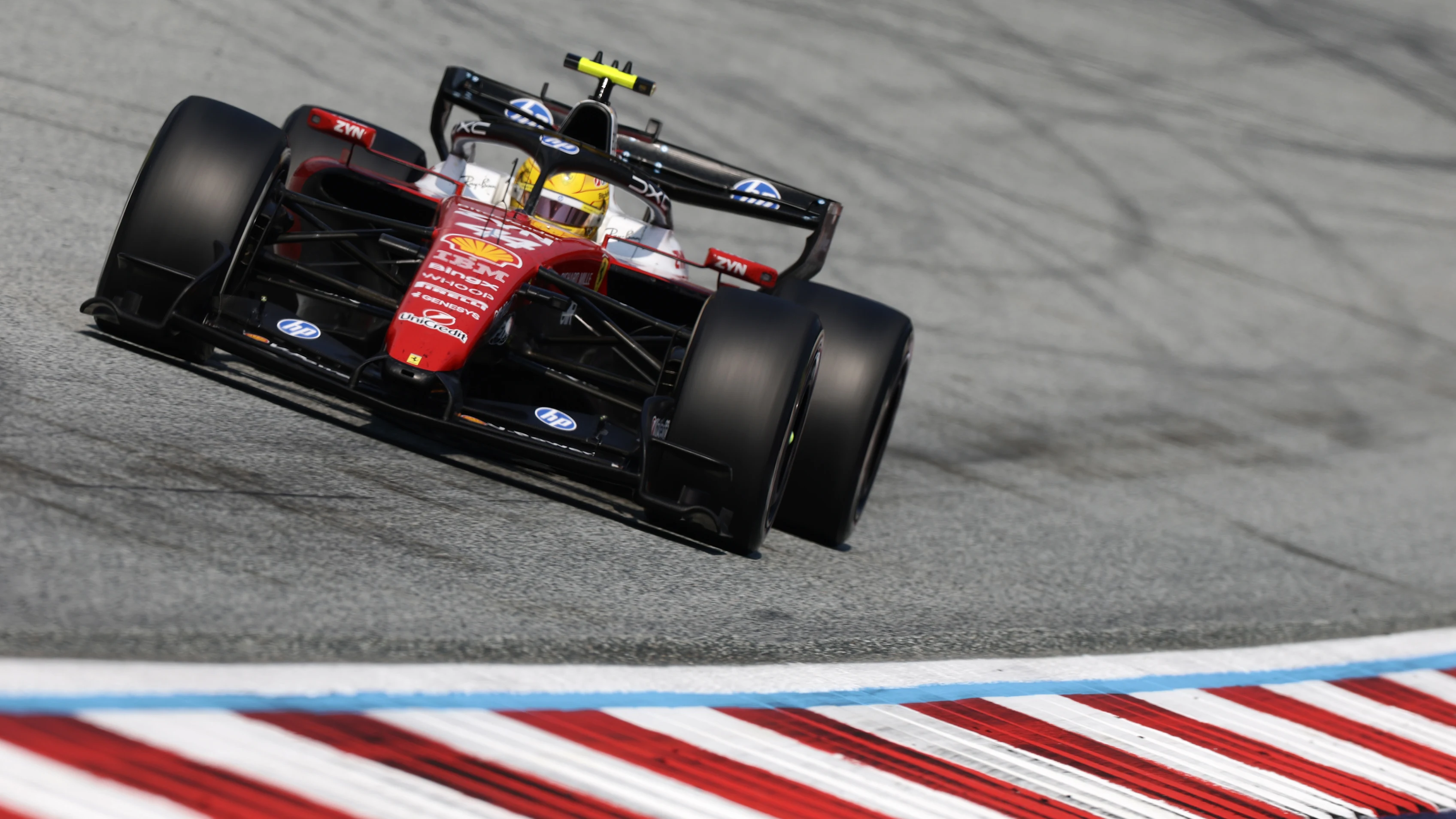 SPIELBERG, AUSTRIA - JUNE 28: Lewis Hamilton of Great Britain driving the (44) Scuderia Ferrari