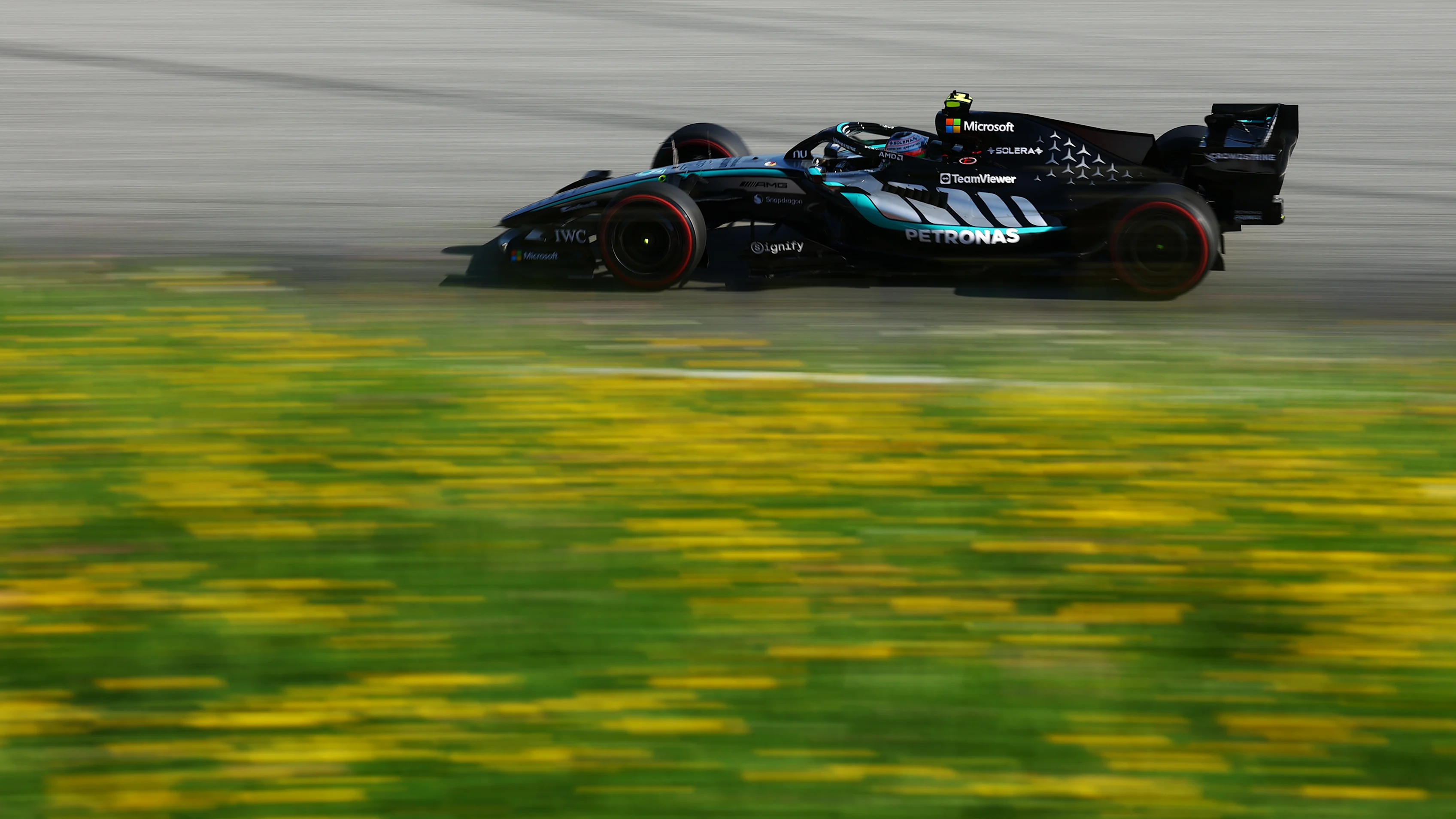 SPIELBERG, AUSTRIA - JUNE 26: Andrea Kimi Antonelli of Italy driving the (12) Mercedes AMG Petronas