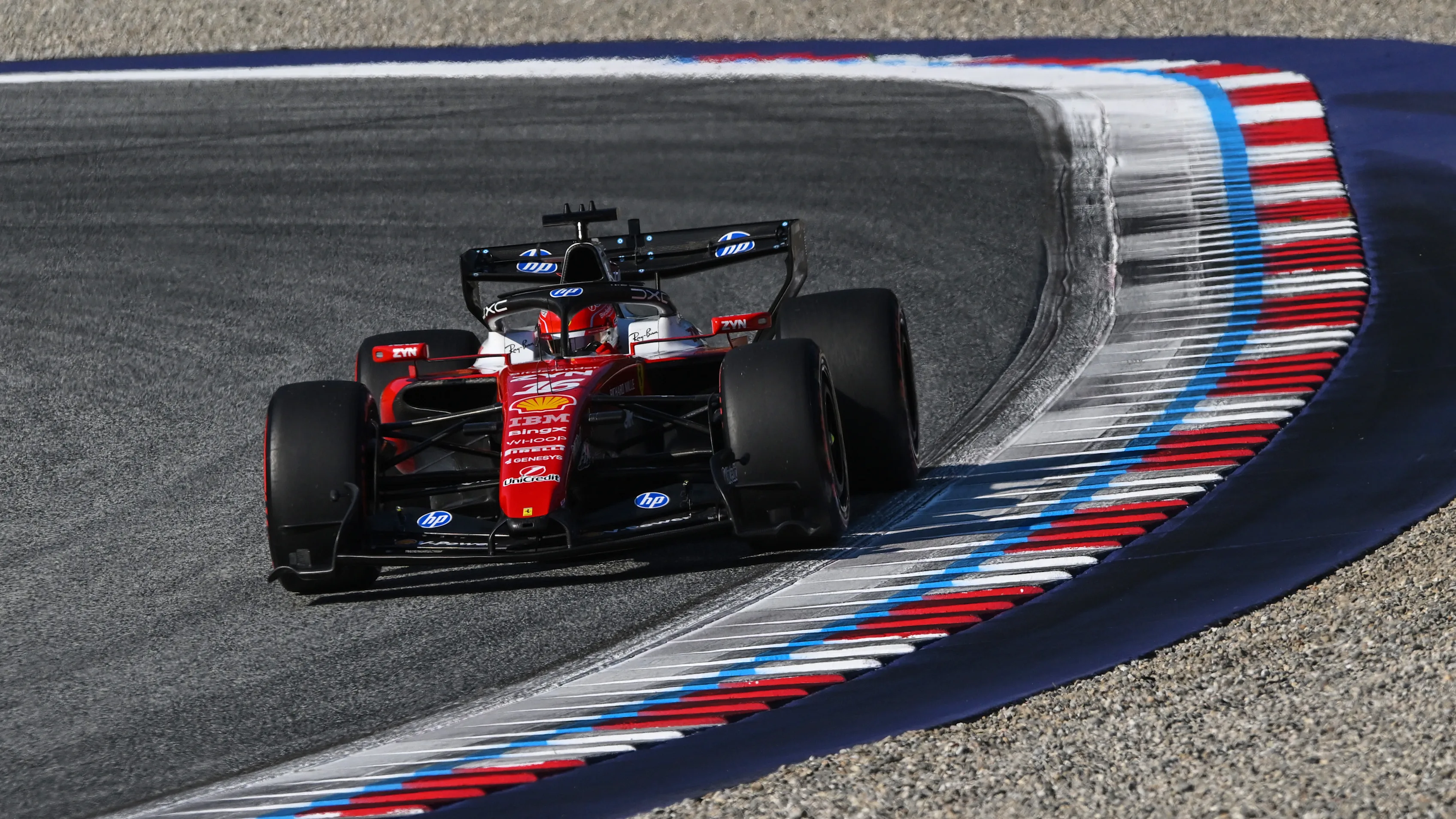 SPIELBERG, AUSTRIA - JUNE 26: Charles Leclerc of Monaco driving the (16) Scuderia Ferrari SF-26 on