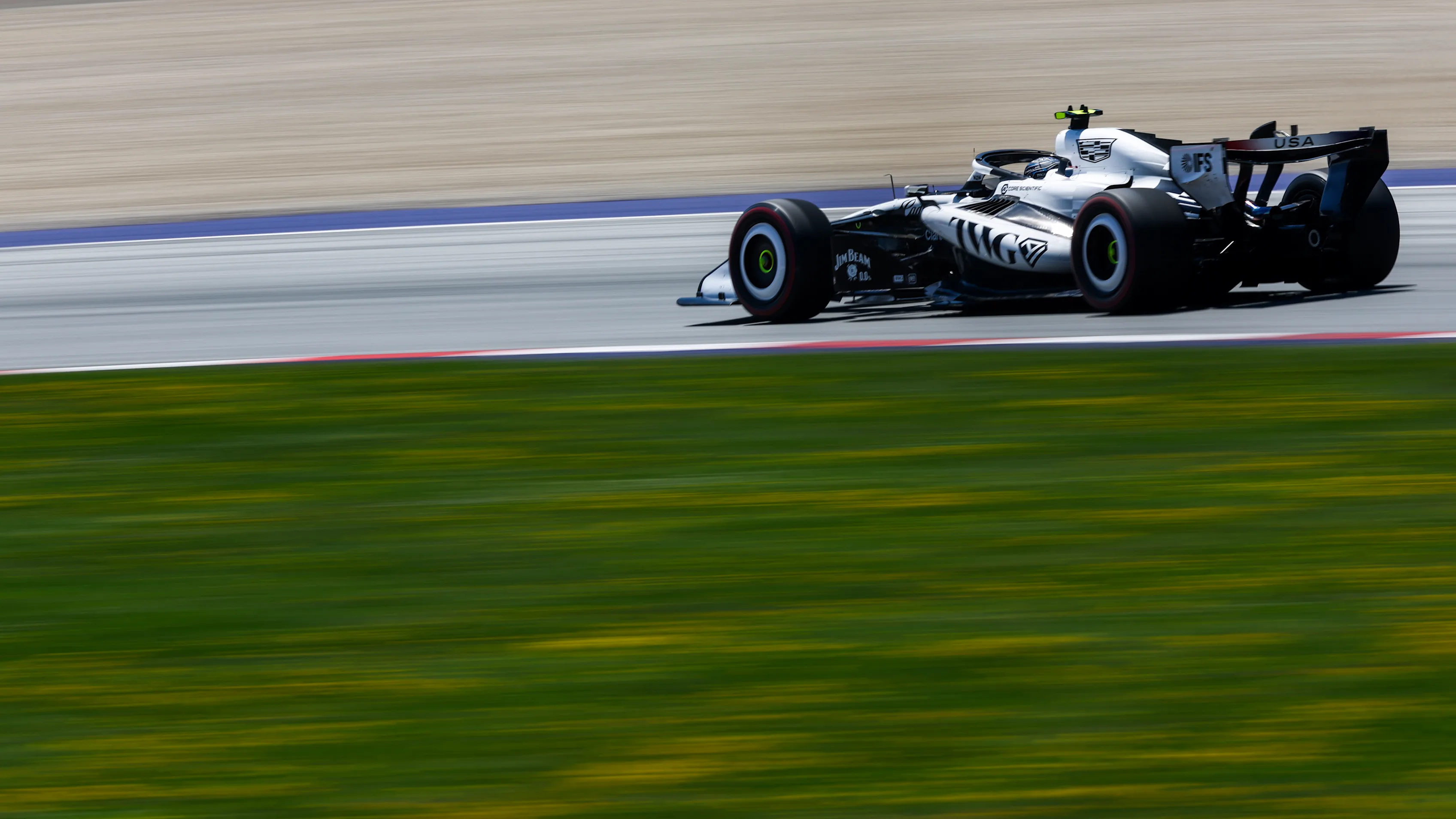 SPIELBERG, AUSTRIA - JUNE 27: Valtteri Bottas of Finland driving the (77) Cadillac F1 Team MAC-26