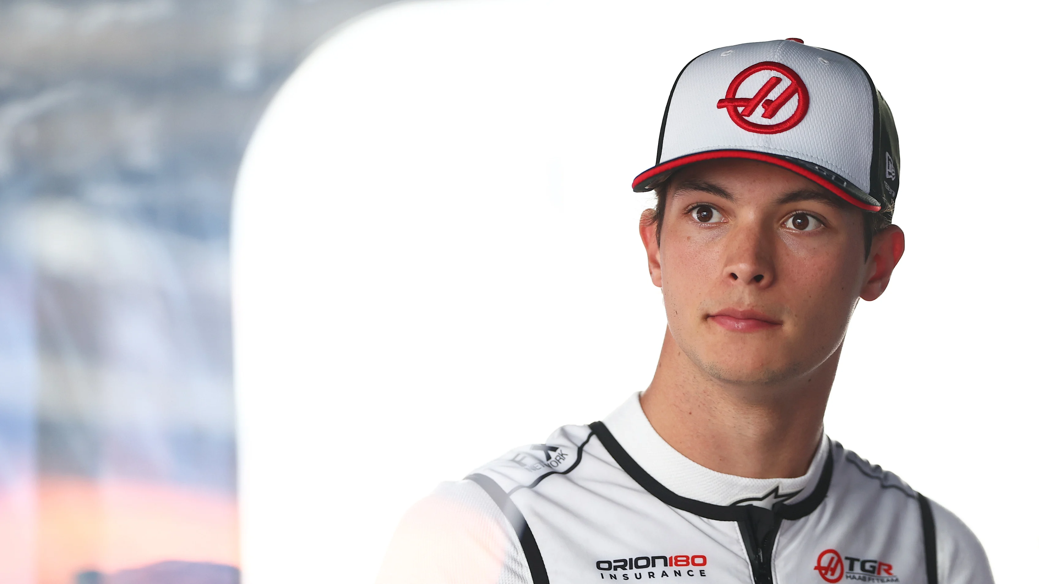 KUALA LUMPUR, MALAYSIA - OCTOBER 04: Oliver Bearman of Great Britain and Haas F1 looks on in the