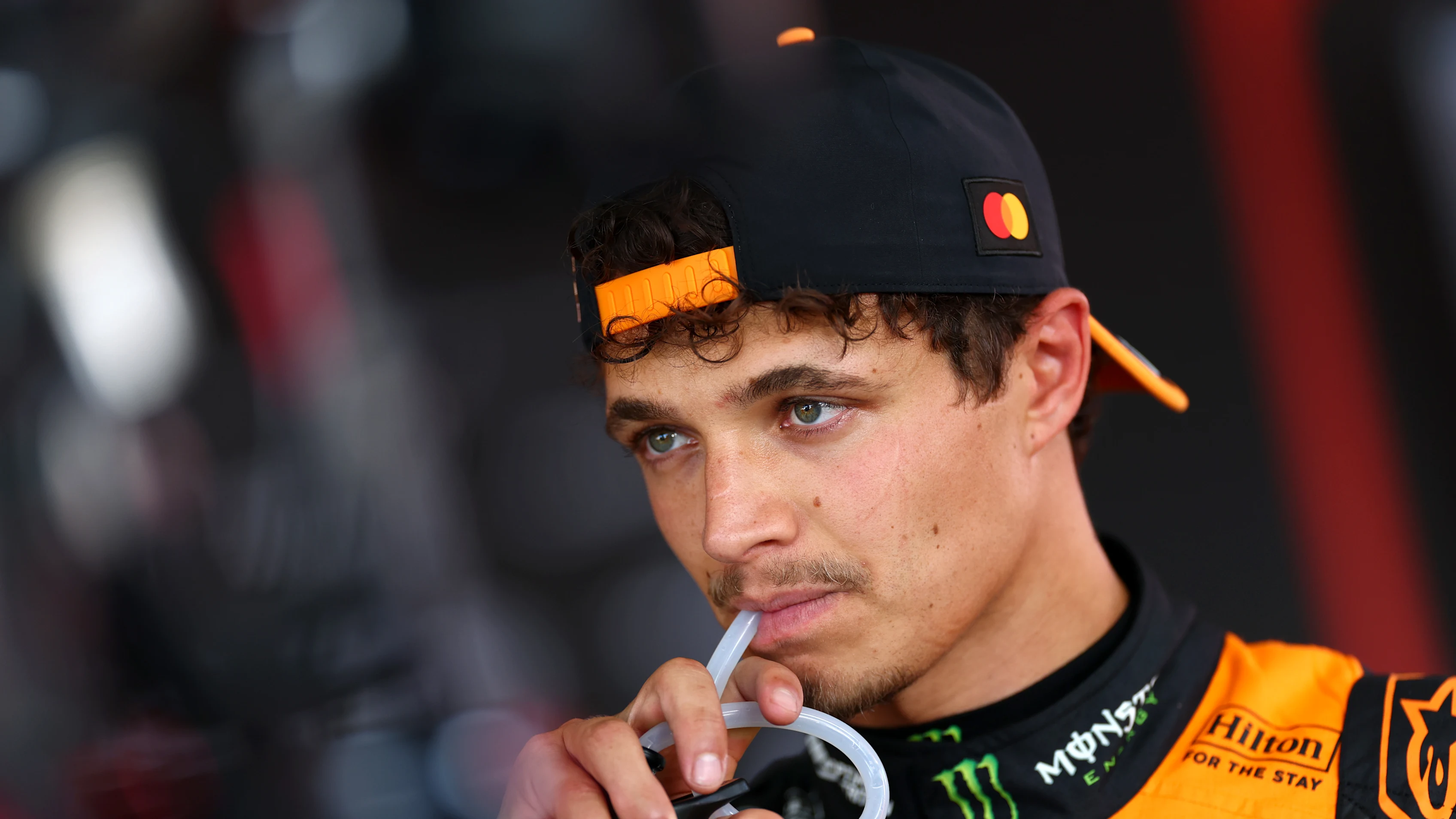 BARCELONA, SPAIN - JUNE 13: Fourth placed qualifier Lando Norris of Great Britain and McLaren is