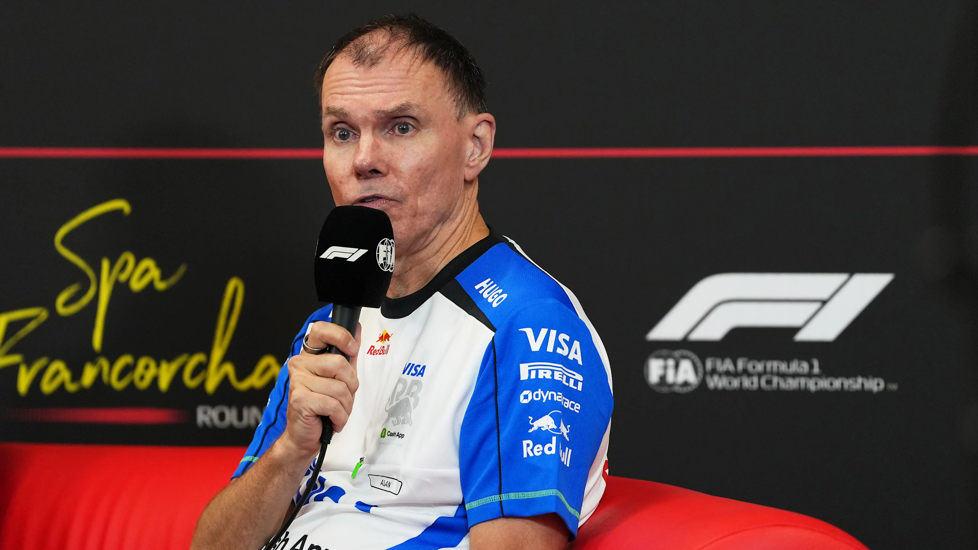 SPA, BELGIUM - JULY 17: Alan Permane, Team Principal of Visa Cash App Racing Bulls in the Team