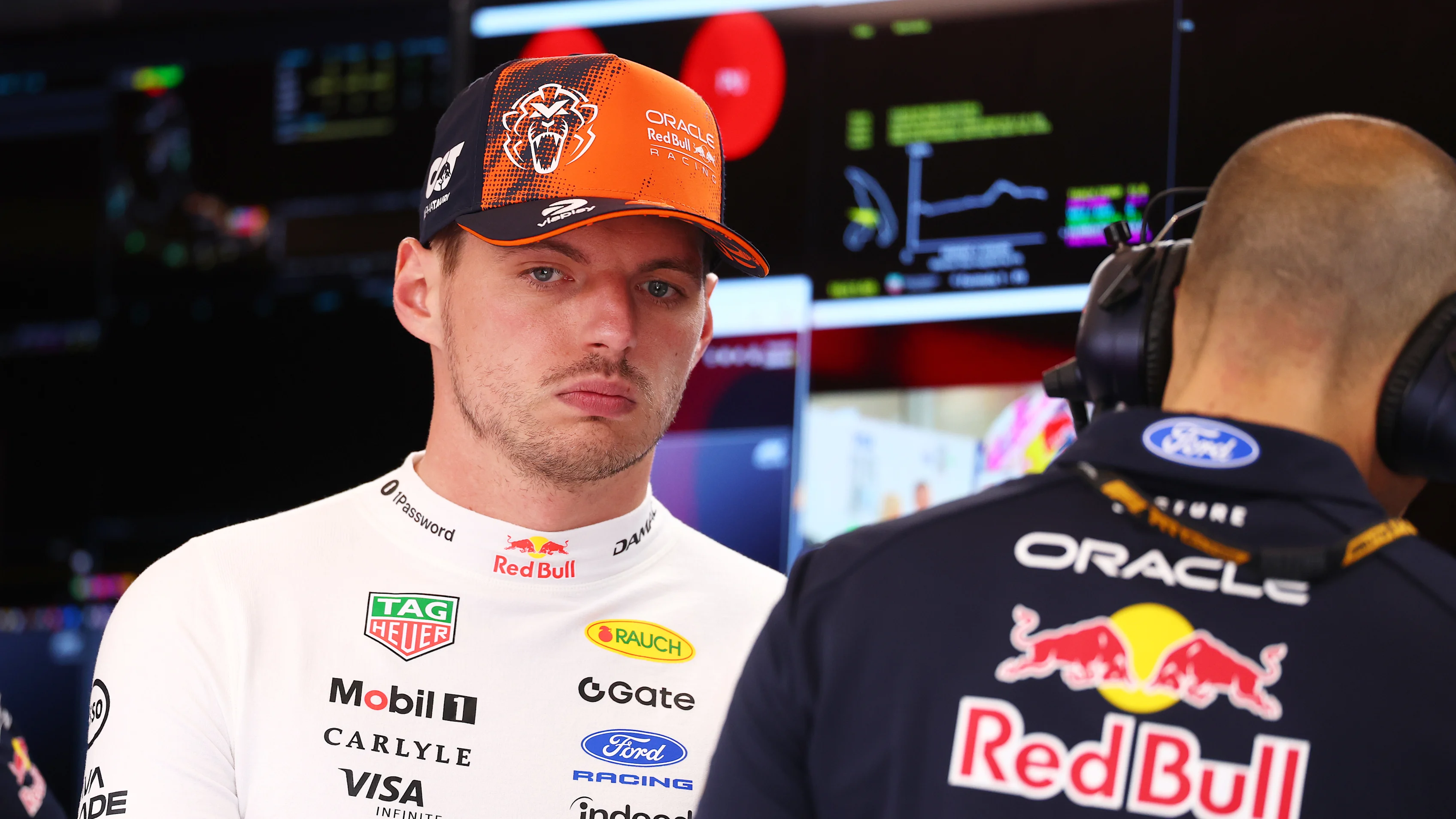 SPA, BELGIUM - JULY 17: Max Verstappen of the Netherlands and Oracle Red Bull Racing looks on in
