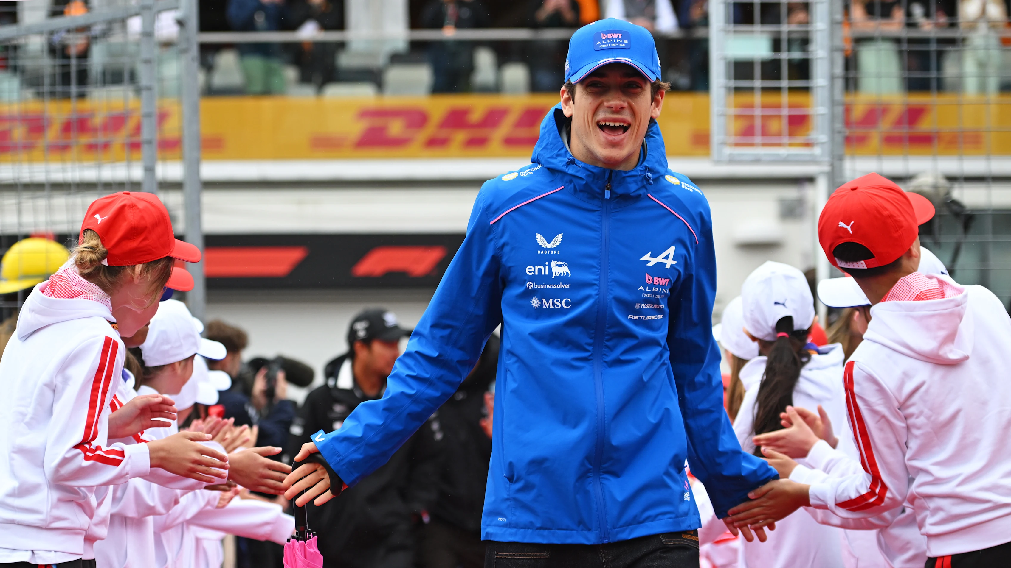 MONTREAL, QUEBEC - MAY 24: Franco Colapinto of Argentina and Alpine F1 on the drivers parade prior