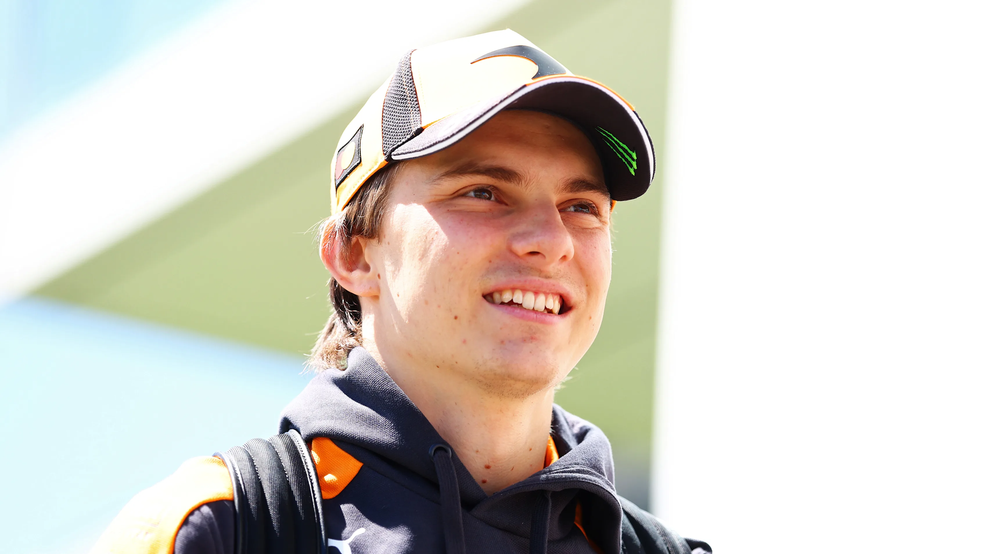 MONTREAL, QUEBEC - MAY 22: Oscar Piastri of Australia and McLaren arrives in the Paddock prior to
