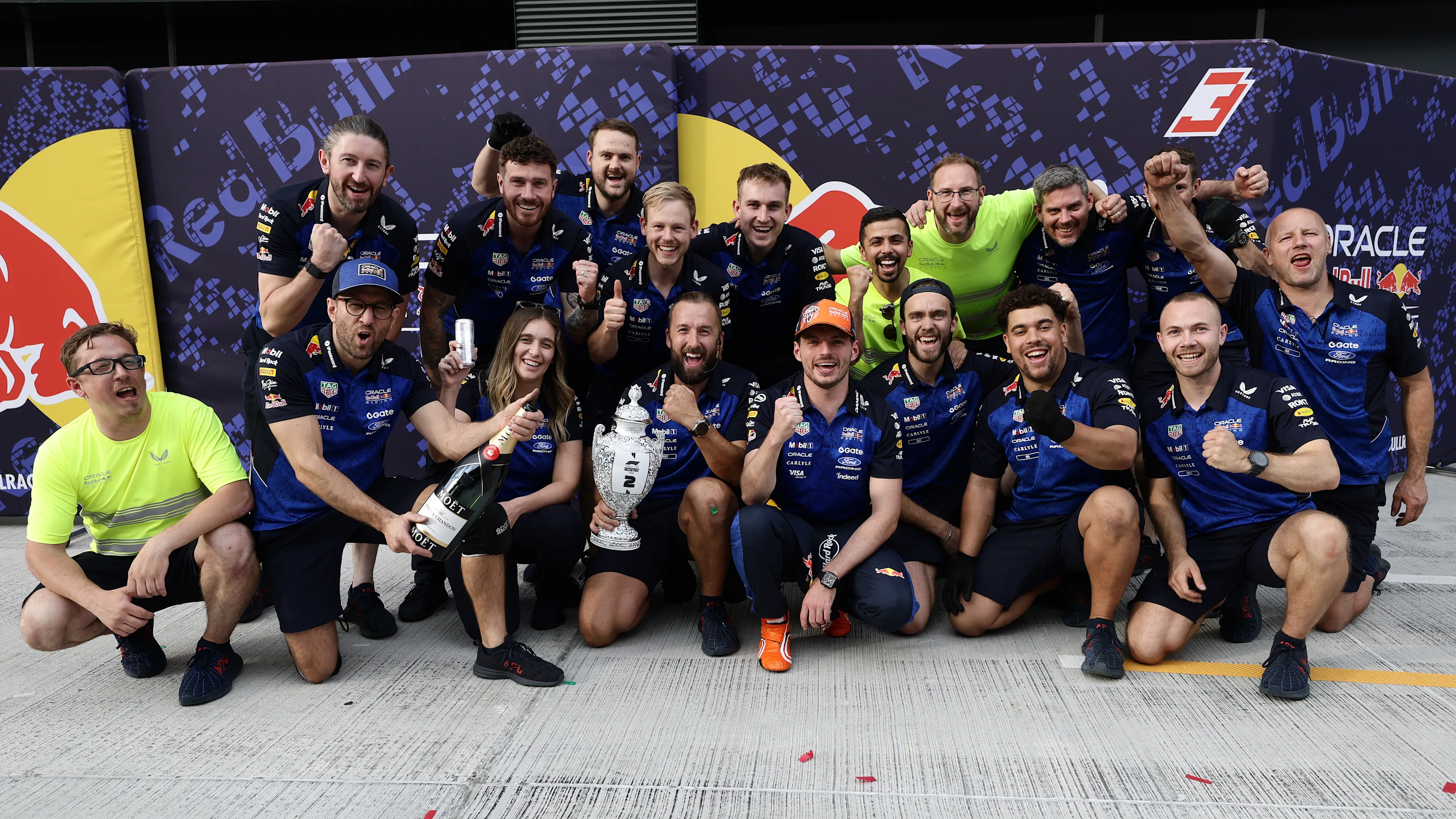 BUDAPEST, HUNGARY - JULY 26: Second placed Max Verstappen of the Netherlands and Oracle Red Bull