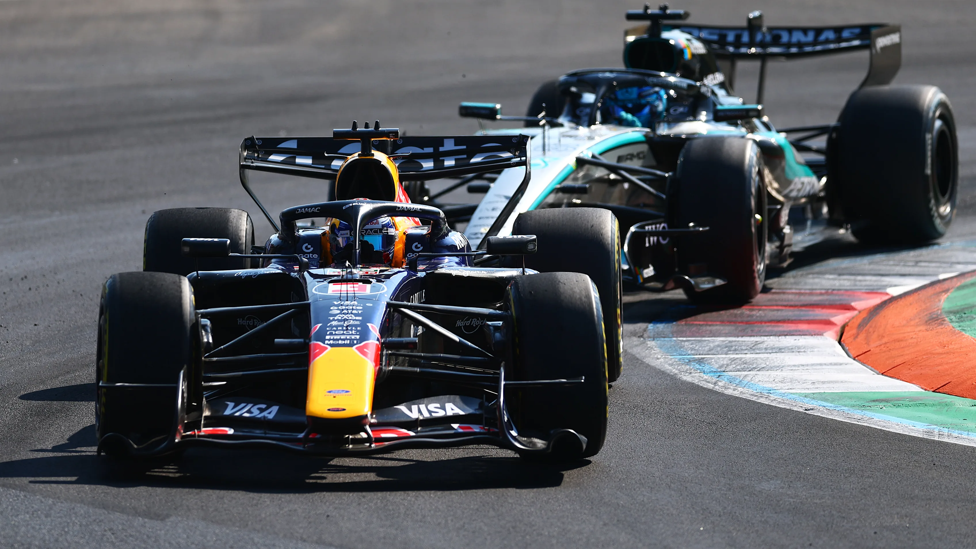 MONZA, ITALY - SEPTEMBER 06: Max Verstappen of the Netherlands driving the (3) Oracle Red Bull