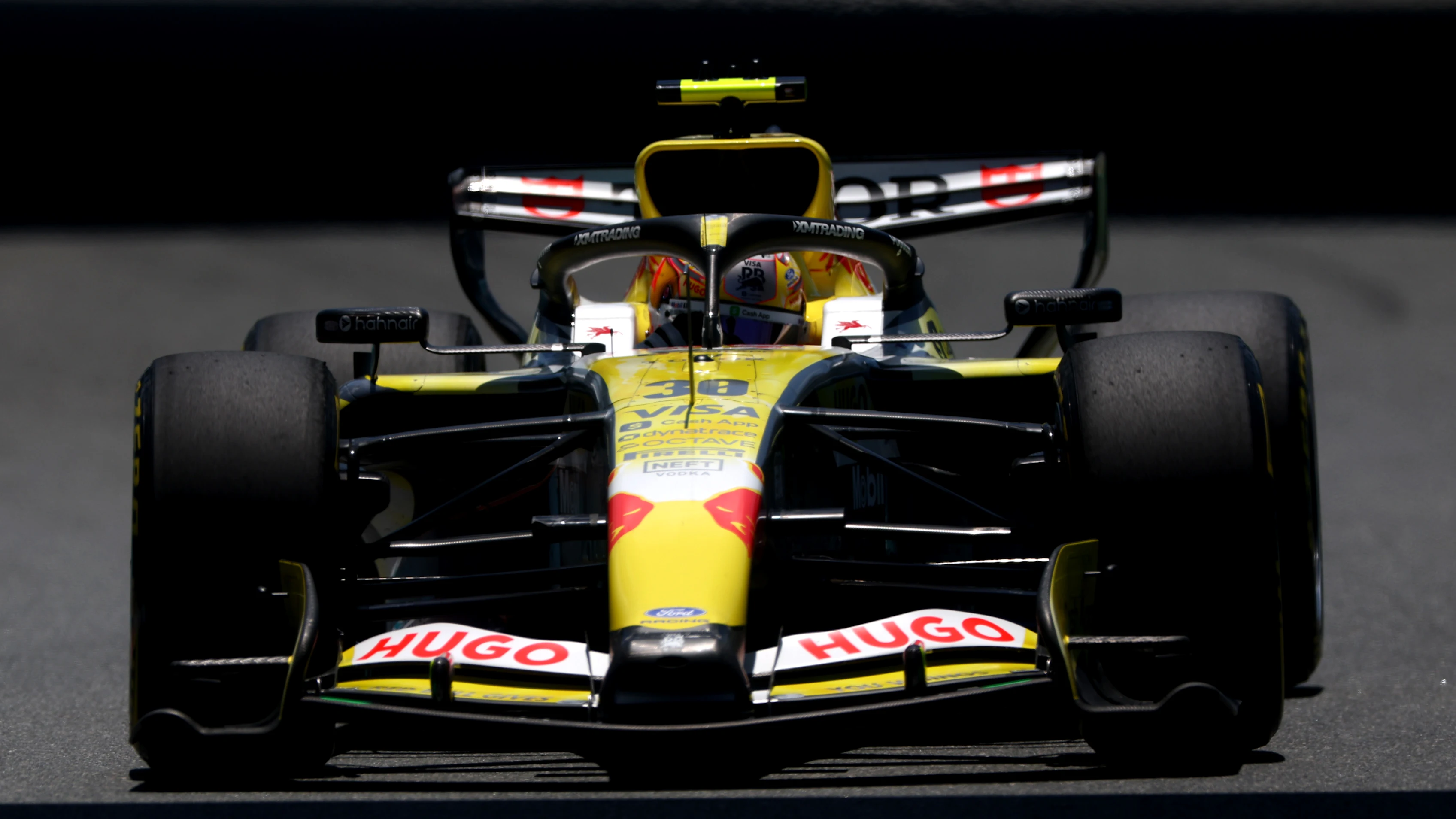 MIAMI, FLORIDA - MAY 01: Liam Lawson of New Zealand driving the (30) Visa Cash App Racing Bulls VCARB 03 RB Ford on track during practice ahead of the F1 Grand Prix of Miami at Miami International Autodrome on May 01, 2026 in Miami, Florida. (Photo by Clive Mason/Getty Images)