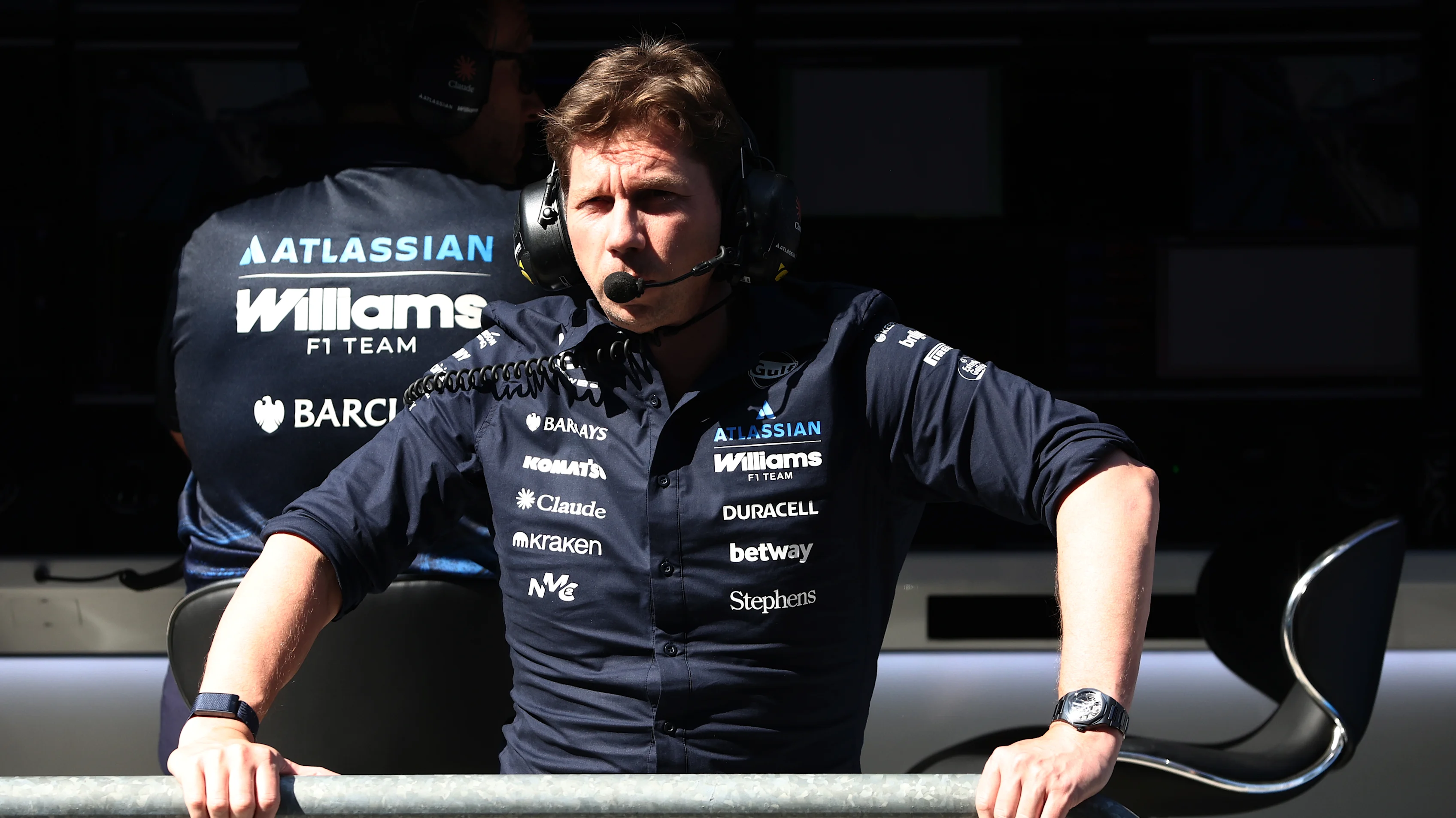 MIAMI, FLORIDA - MAY 01: James Vowles, Team Principal of Williams on the pit wall during Sprint