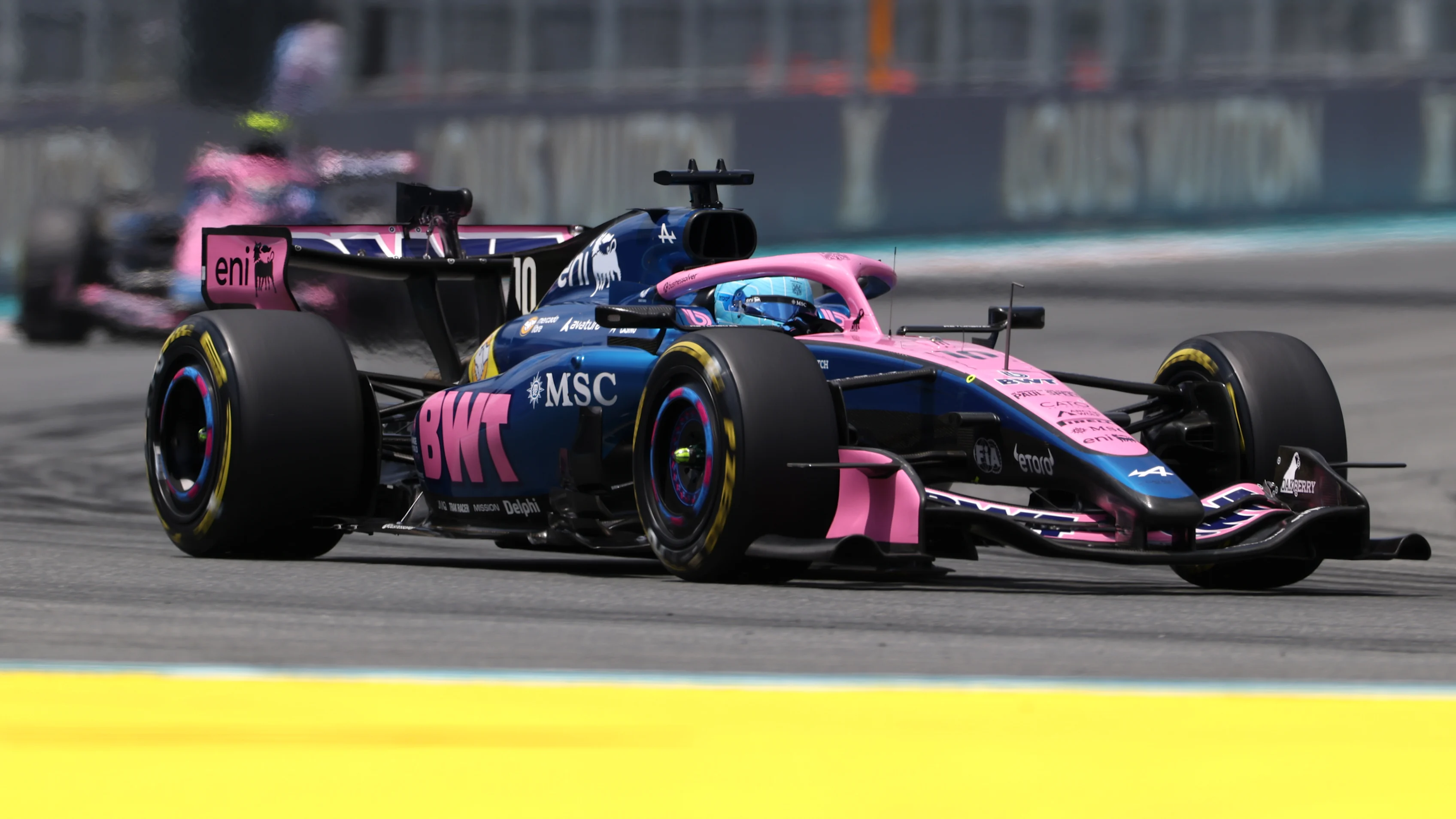 MIAMI, FLORIDA - MAY 02: Pierre Gasly of France driving the (10) Alpine F1 A526 Mercedes on track