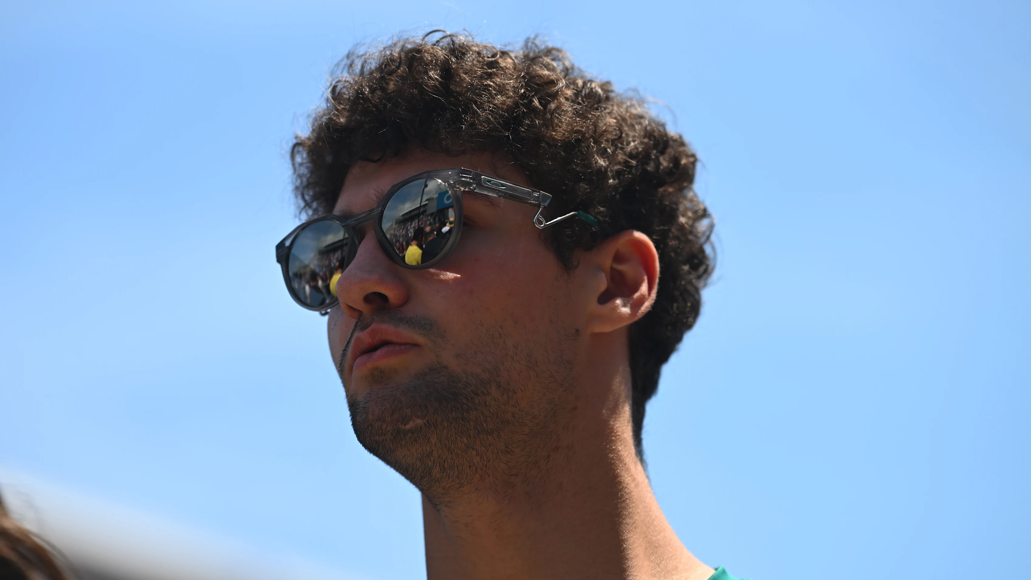 MONTE-CARLO, MONACO - JUNE 07: Jak Crawford of United States and Aston Martin F1 Team looks on