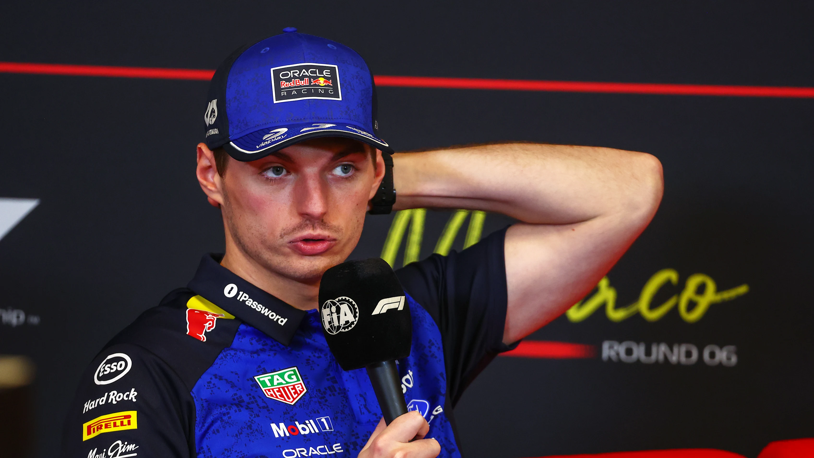 MONTE-CARLO, MONACO - JUNE 04: Max Verstappen of the Netherlands and Oracle Red Bull Racing speaks