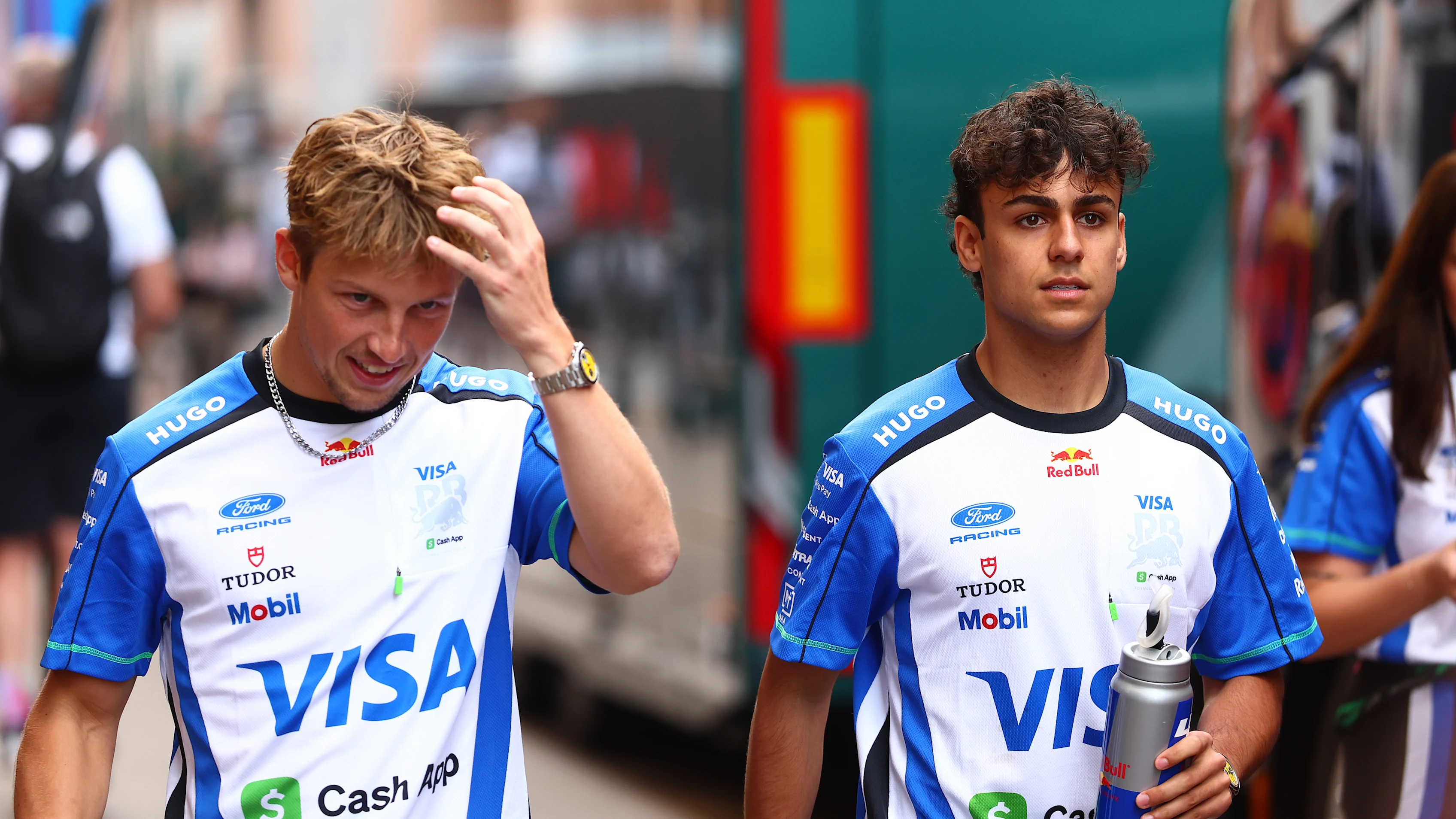 MONTE-CARLO, MONACO - JUNE 06: Liam Lawson of New Zealand and Visa Cash App Racing Bulls and Arvid