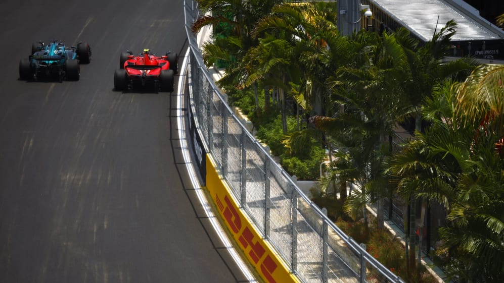 MIAMI, FLORIDA - MAY 06: Lance Stroll of Canada driving the (18) Aston Martin AMR23 Mercedes and