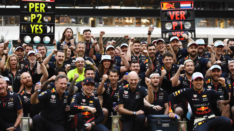 MIAMI, FLORIDA - MAY 07: Race winner Max Verstappen of the Netherlands and Oracle Red Bull Racing