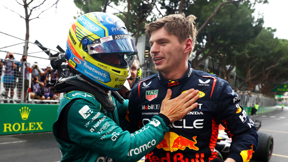 MONTE-CARLO, MONACO - MAY 28: Race winner Max Verstappen of the Netherlands and Oracle Red Bull