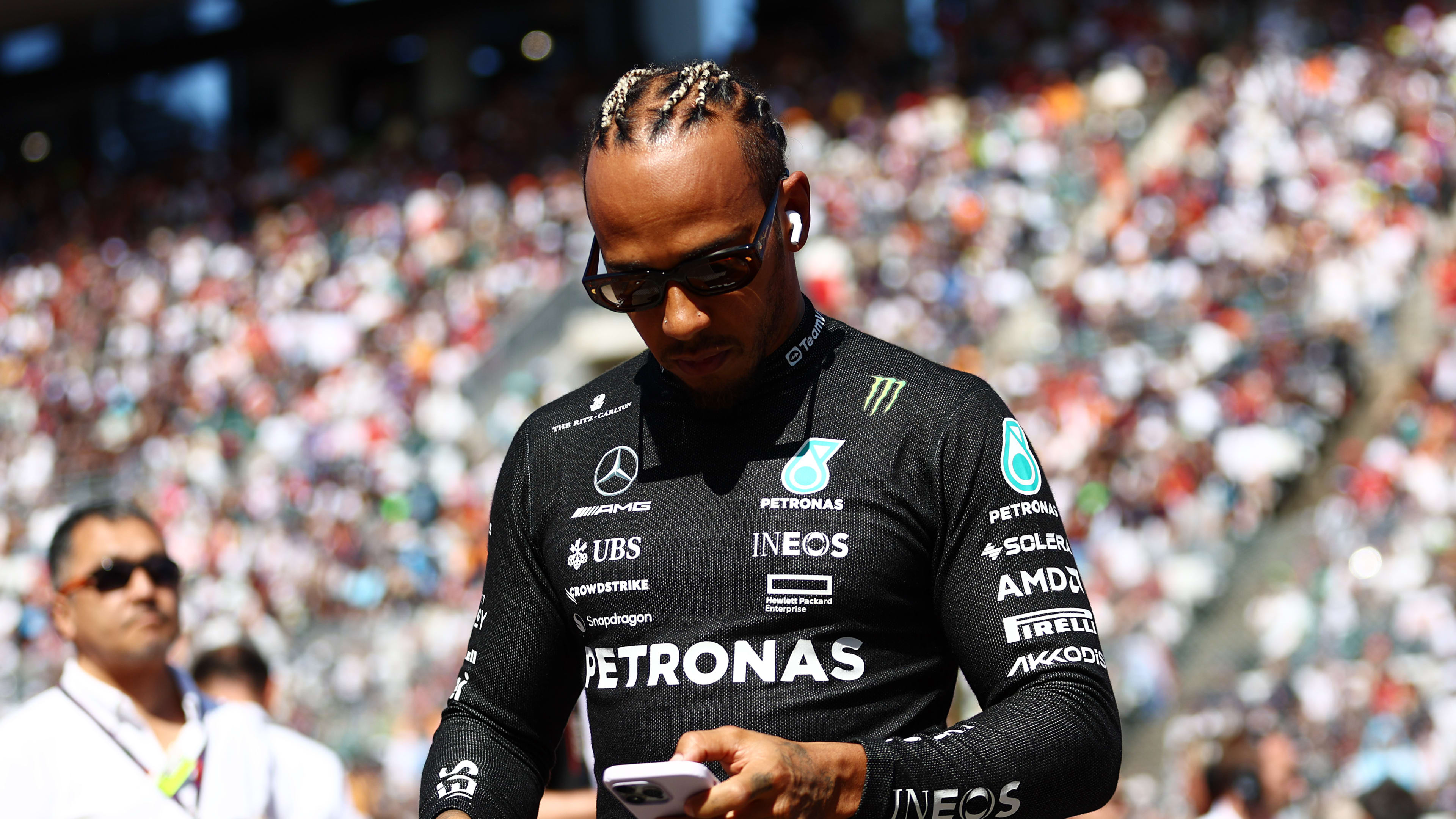 SUZUKA, JAPAN - SEPTEMBER 24: Lewis Hamilton of Great Britain and Mercedes prepares to drive on the