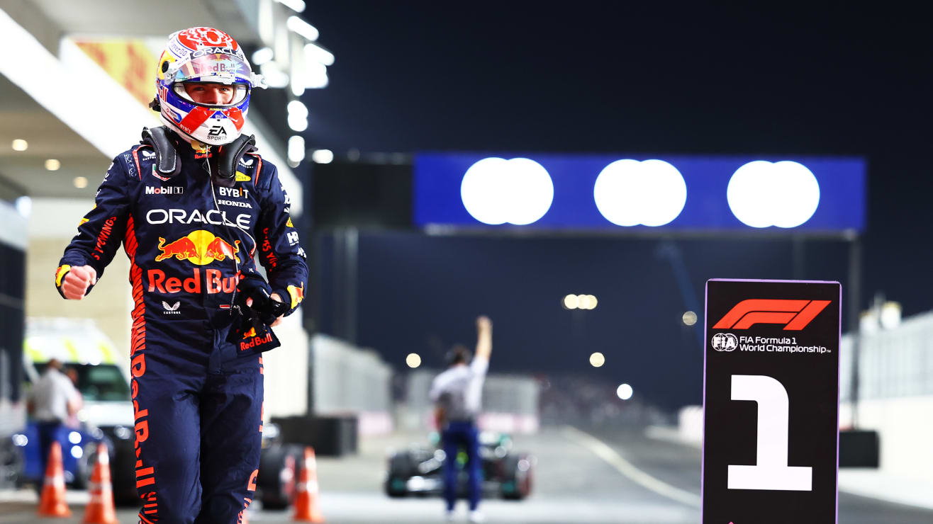 Verstappen dominates to take pole position ahead of Mercedes as he closes in on third world title in Qatar