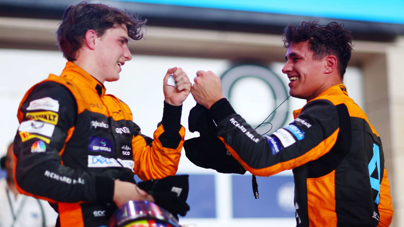 Piastri and Norris revel in 'mega race' as McLaren score double podium finish in Qatar
