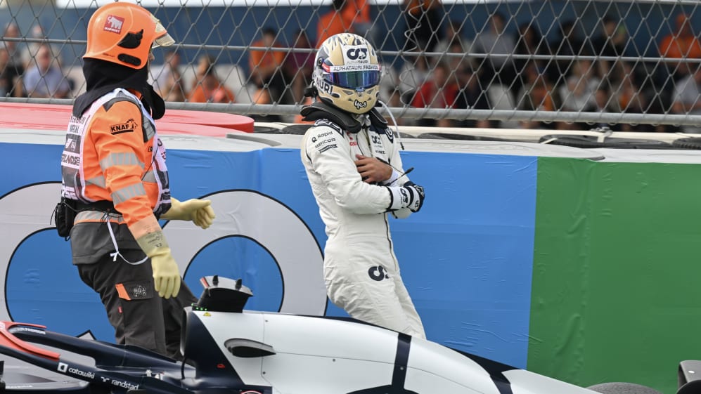 ZANDVOORT, PAÍSES BAJOS - 25 DE AGOSTO: Daniel Ricciardo de Australia y Scuderia Alpha Tauri después