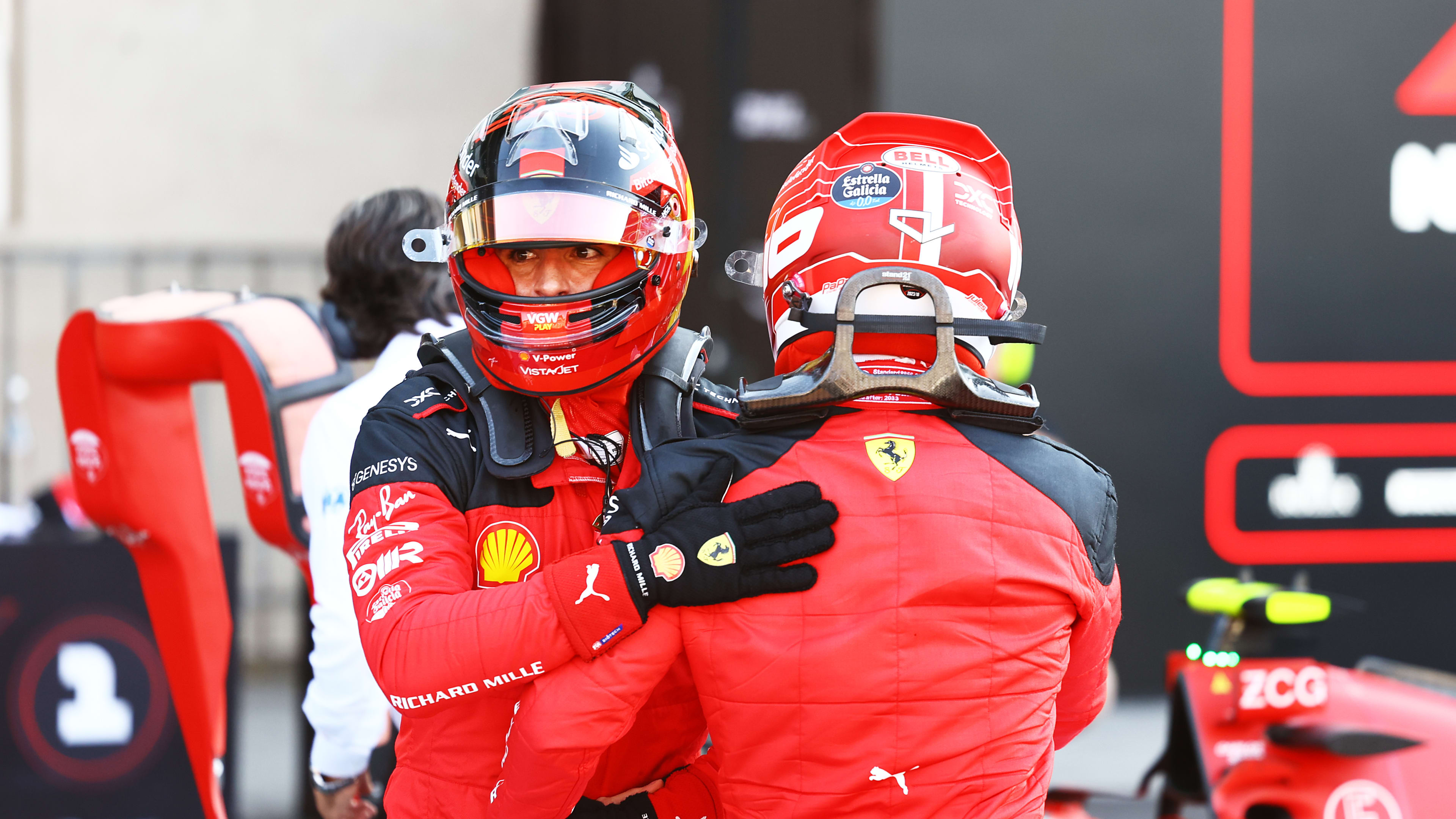 It was a very strange one' – Charles Leclerc and Carlos Sainz both