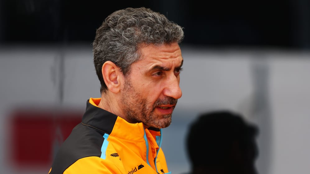 BAHRAIN, BAHRAIN - FEBRUARY 28: McLaren Team Principal Andrea Stella looks on in the Paddock during